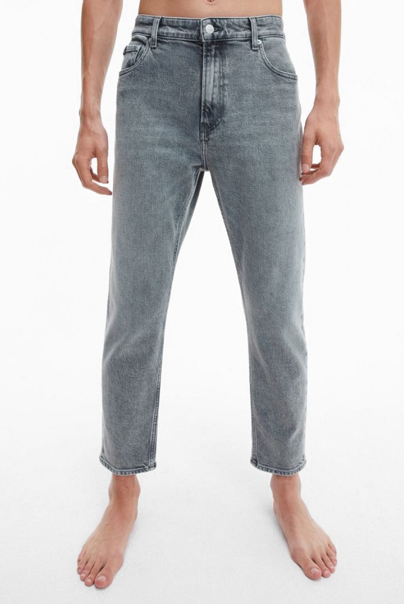 Мужские серые джинсы 5