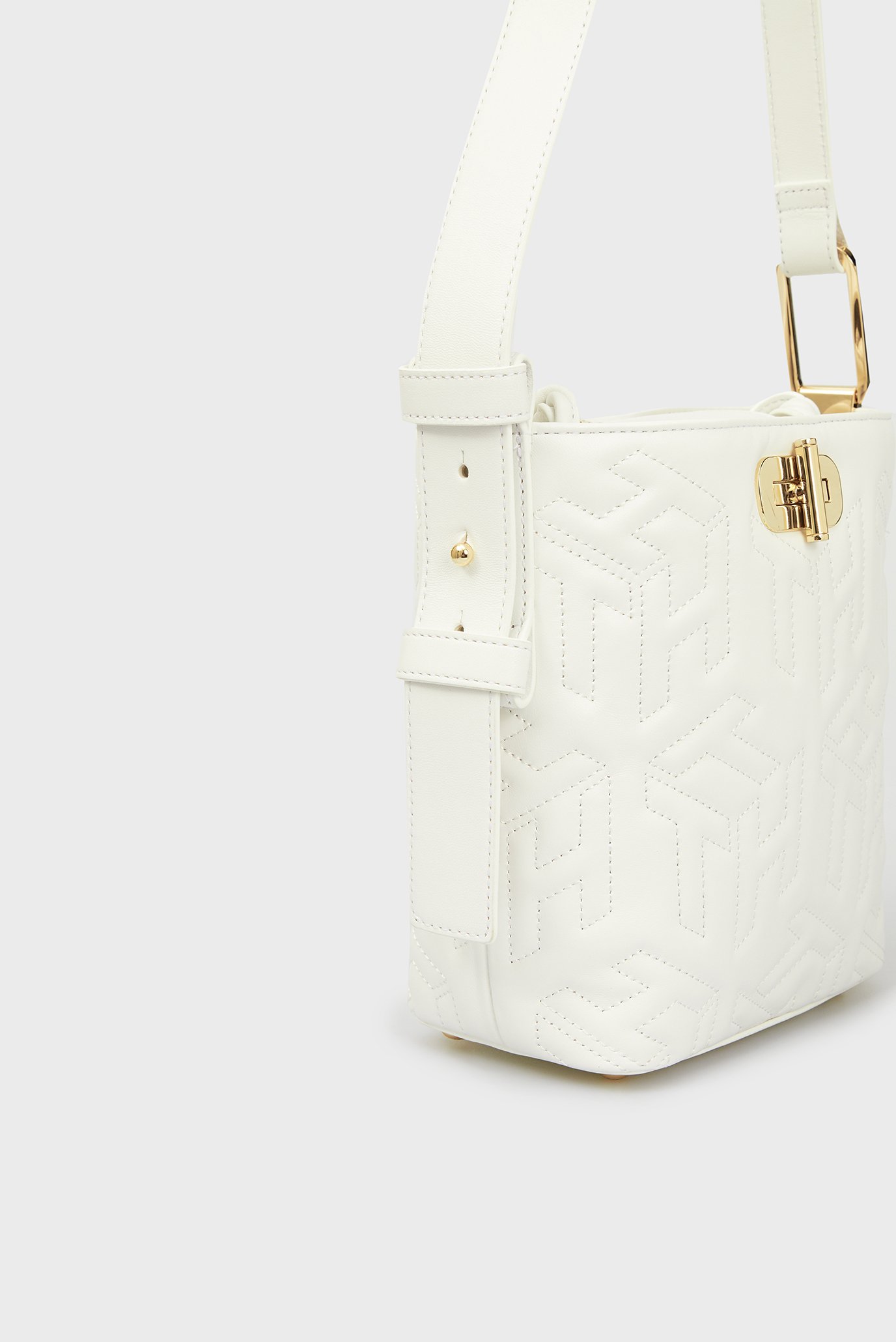 Женская белая кожаная сумка 2