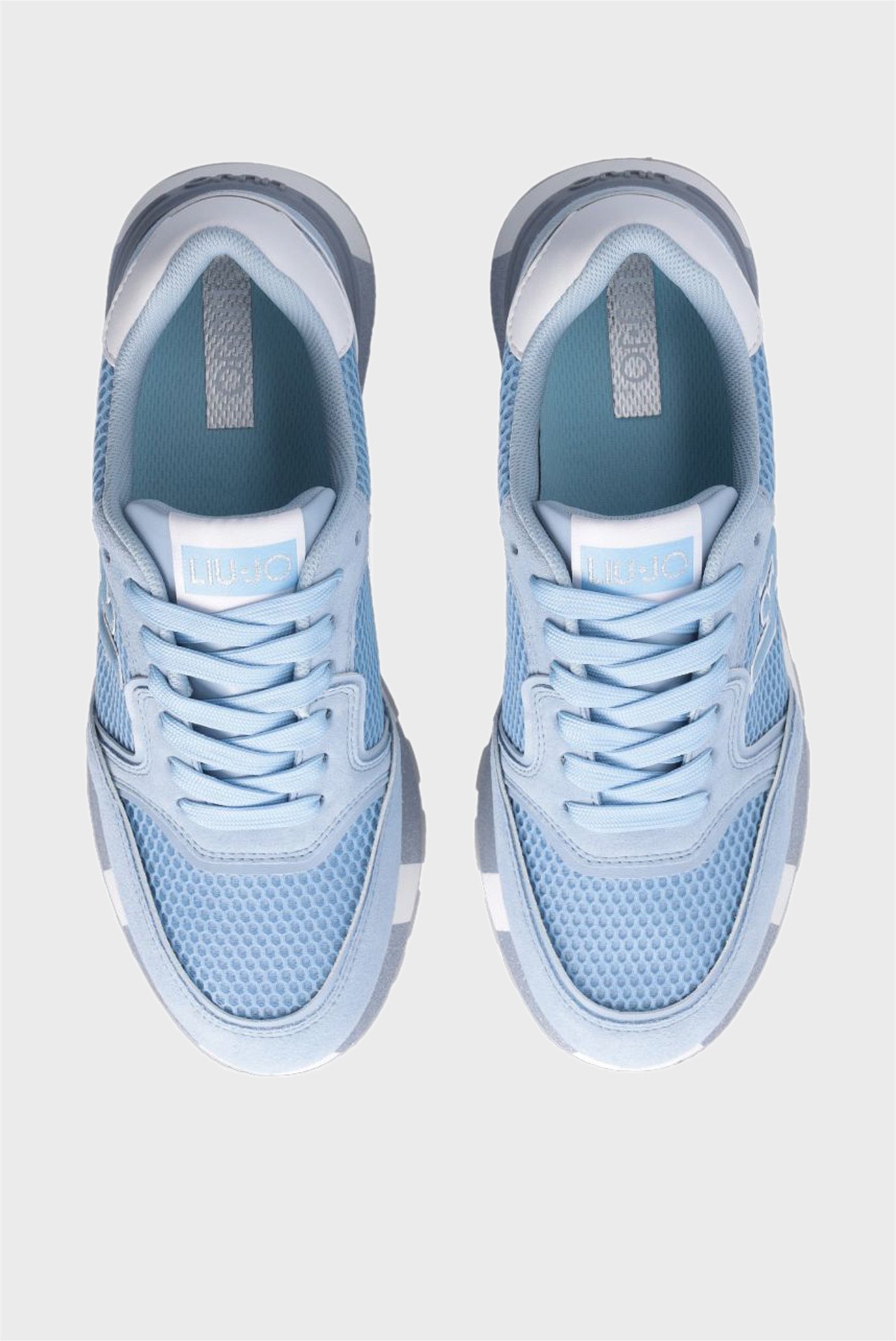 Кроссовки AMAZING 25 - SNEAKER COW SUEDE NET LIGHT BLUE 4