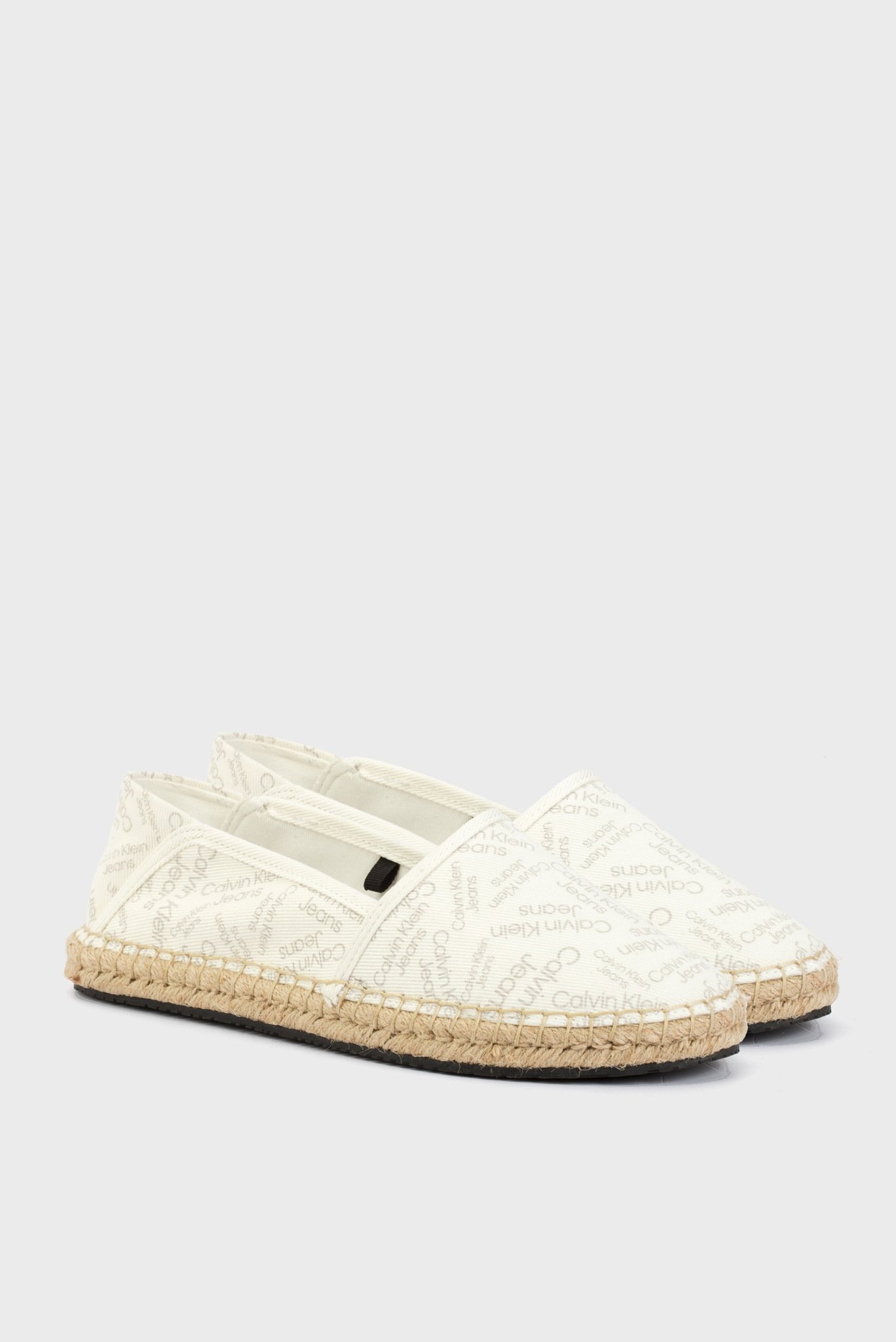 Эспадрильи ESPADRILLES DENIM WHITE Calvin Klein Jeans Эспадрильи ESPADRILLES DENIM WHITE 2
