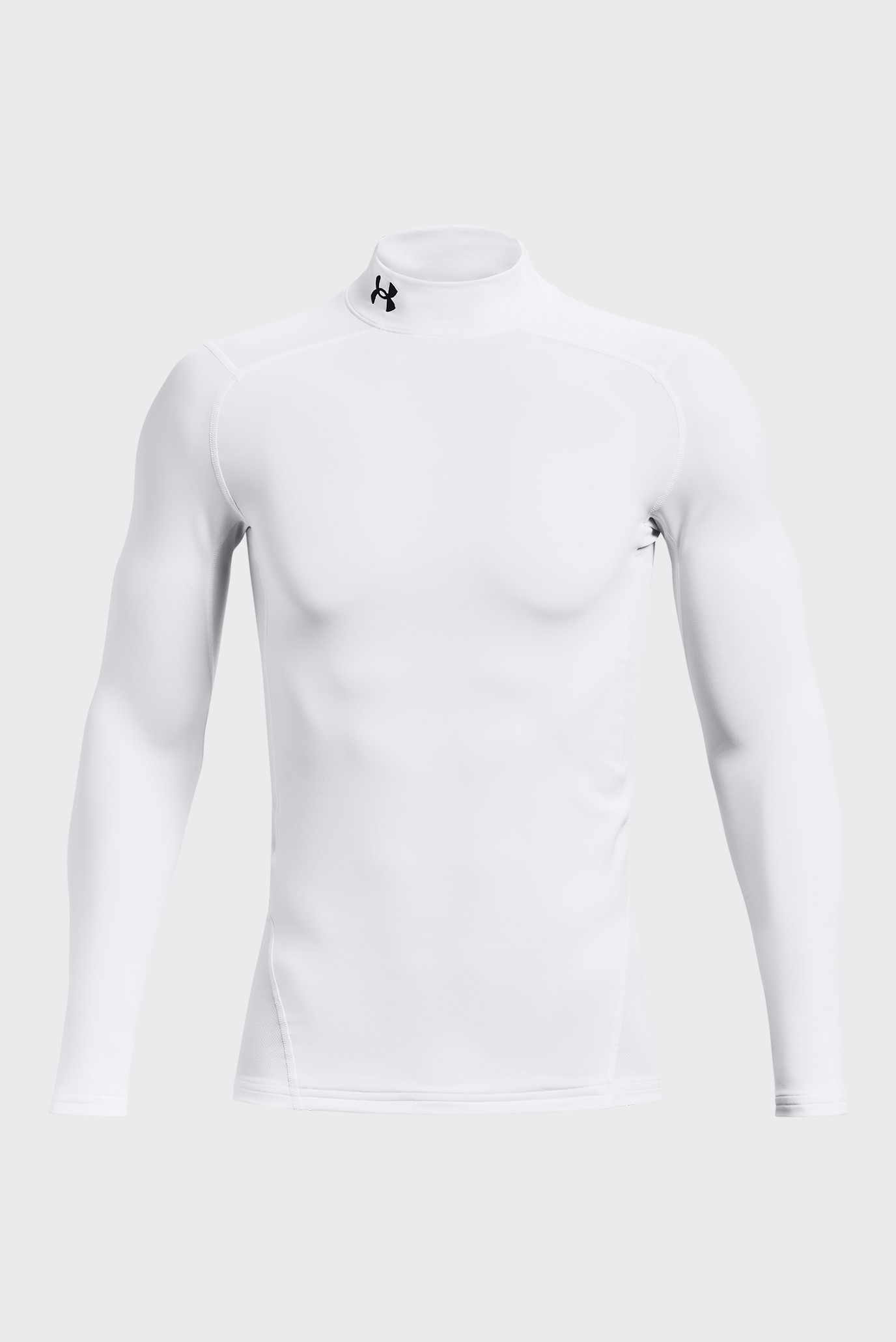 Мужской белый термореглан UA CG Armour Comp Mock 5