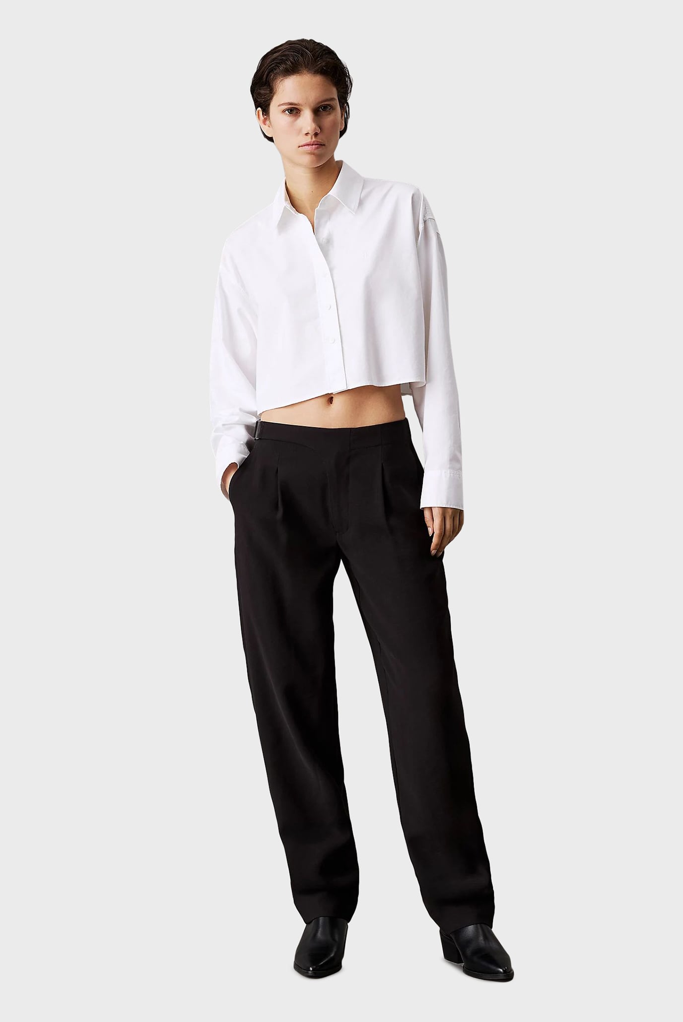 Женские черные брюки VISCOSE RAYON EASY PANT 2