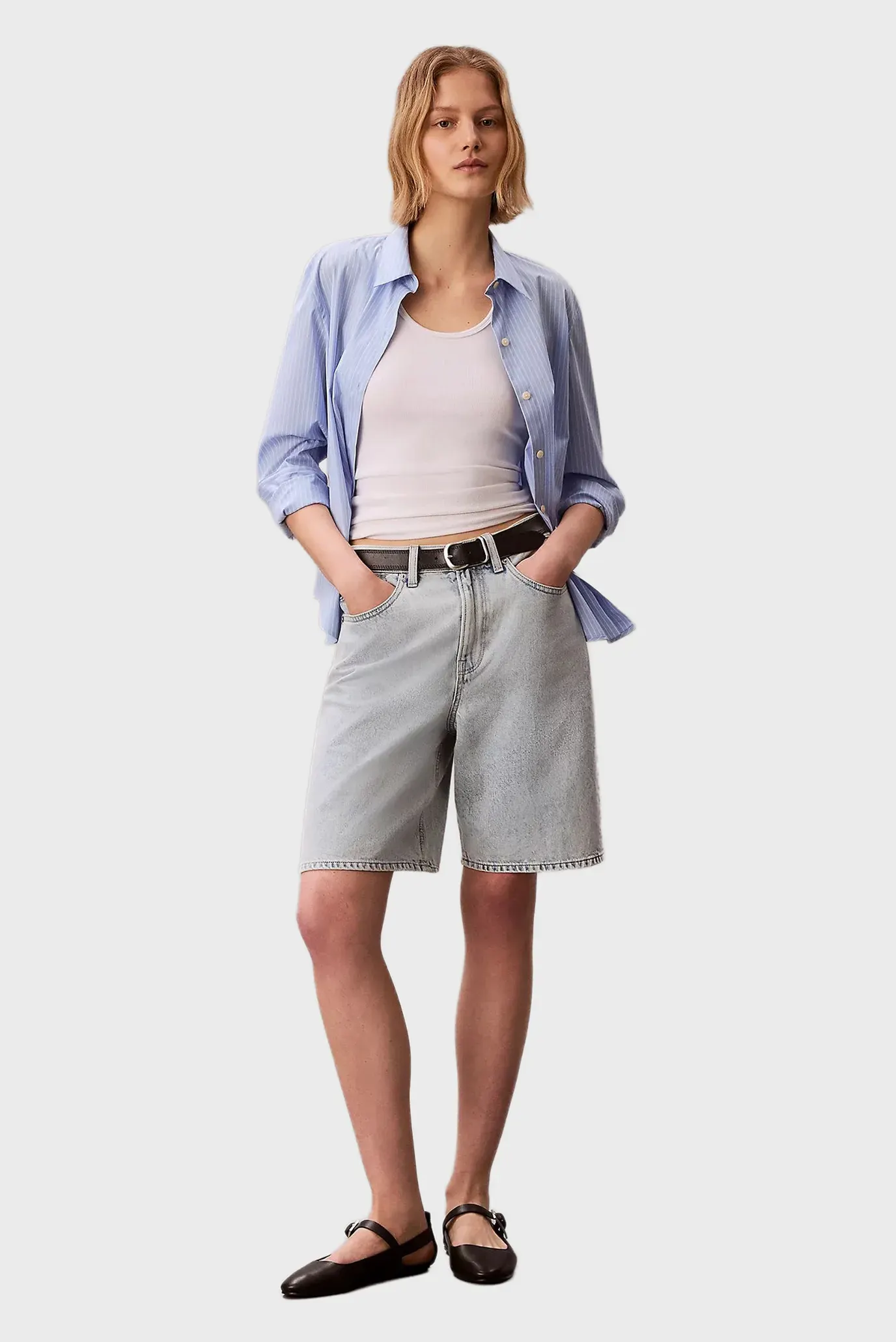 Шорты THE BERMUDA SHORT BLEACHED BLUE 2