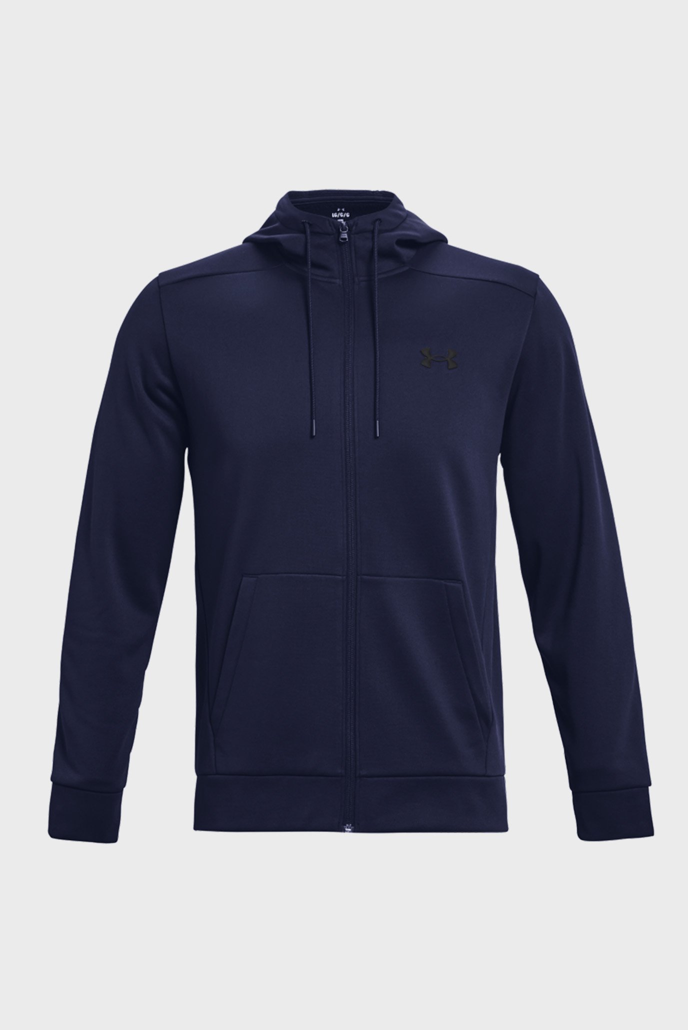 Мужское темно-синее худи UA Armour Fleece FZ Hoodie 9