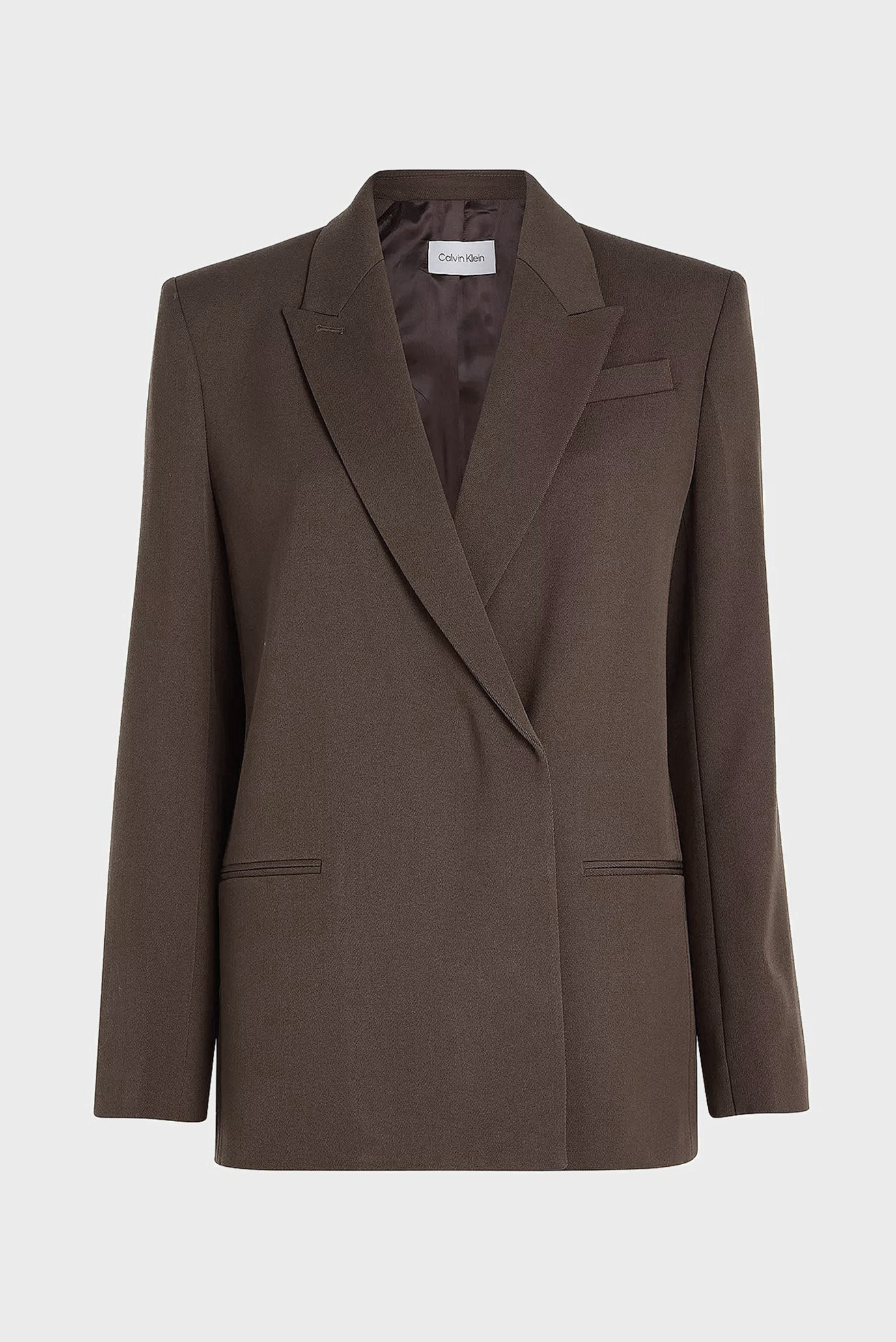 Женский коричневый жакет WOOL TWILL 8