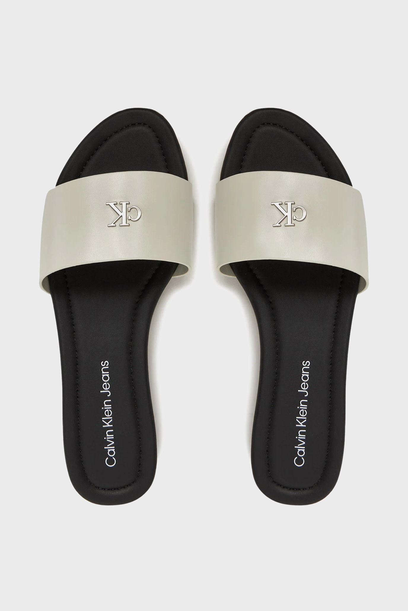 Сандалии FLAT SANDAL SLIDE MGCalvin Klein Jeans Сандалии FLAT SANDAL SLIDE MG 4
