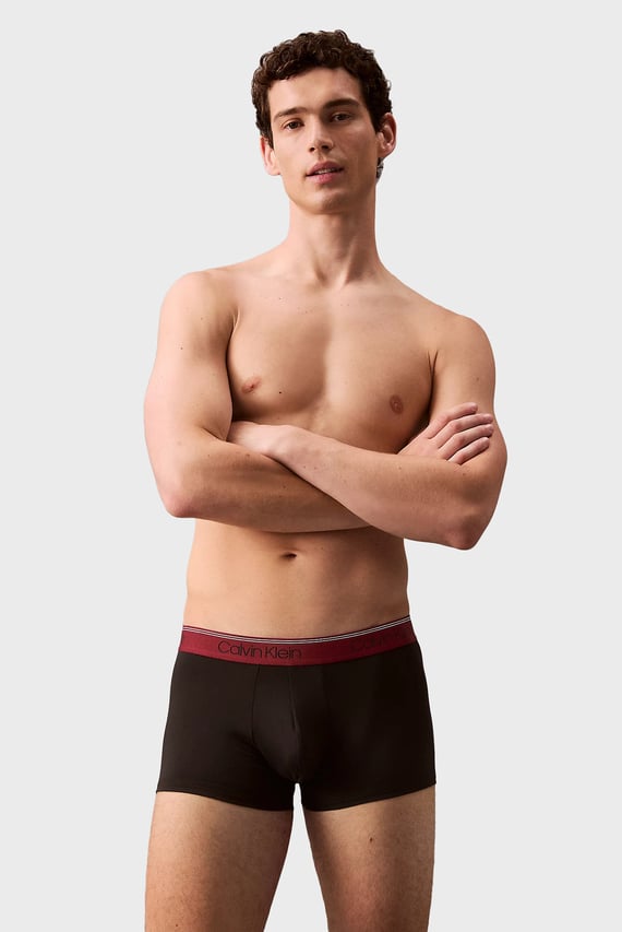 Мужские черные боксеры (з шт) LOW RISE TRUNK 3PK