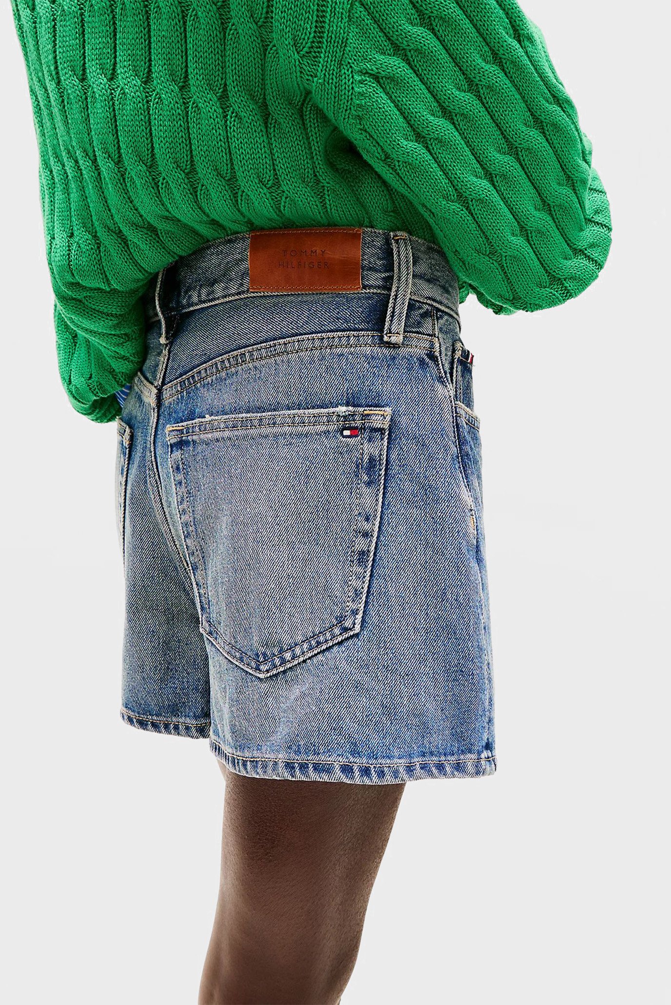 Шорты DNM MINI FLARE SHORT HW SELITommy Hilfiger Шорты DNM MINI FLARE SHORT HW SELI 4