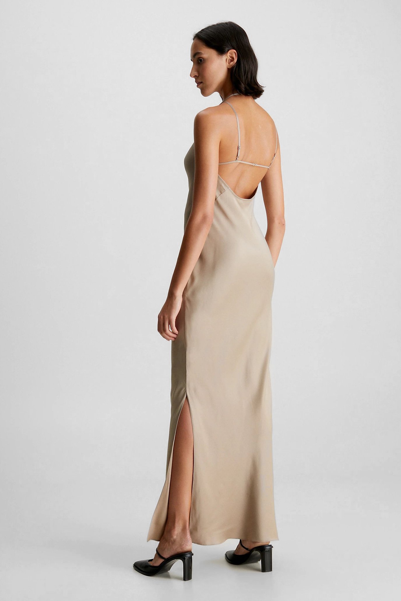 Платье/VISCOSE SLIP MAXI LENGTH DRESS 2
