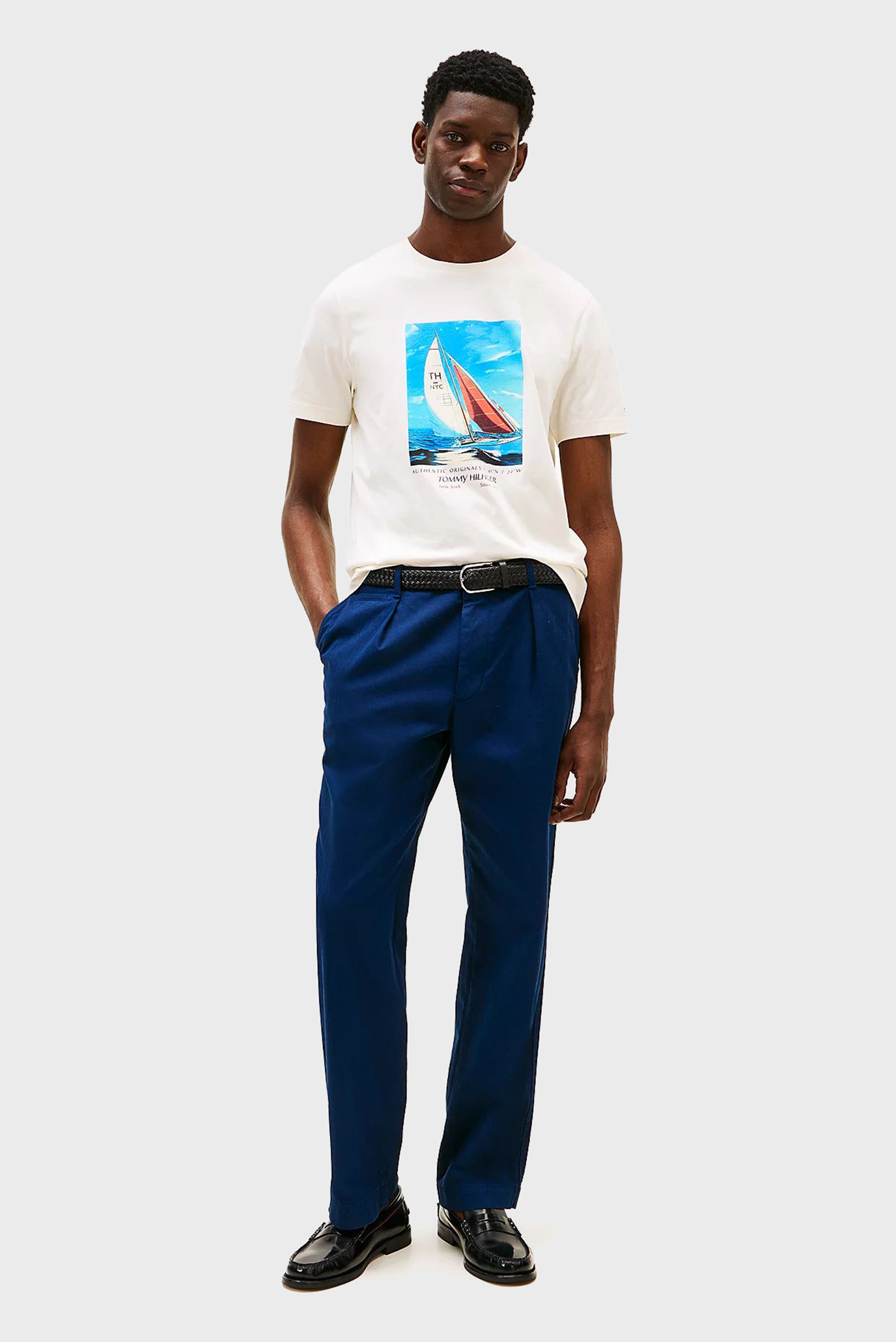 Мужская белая футболка COLOR PHOTO 2