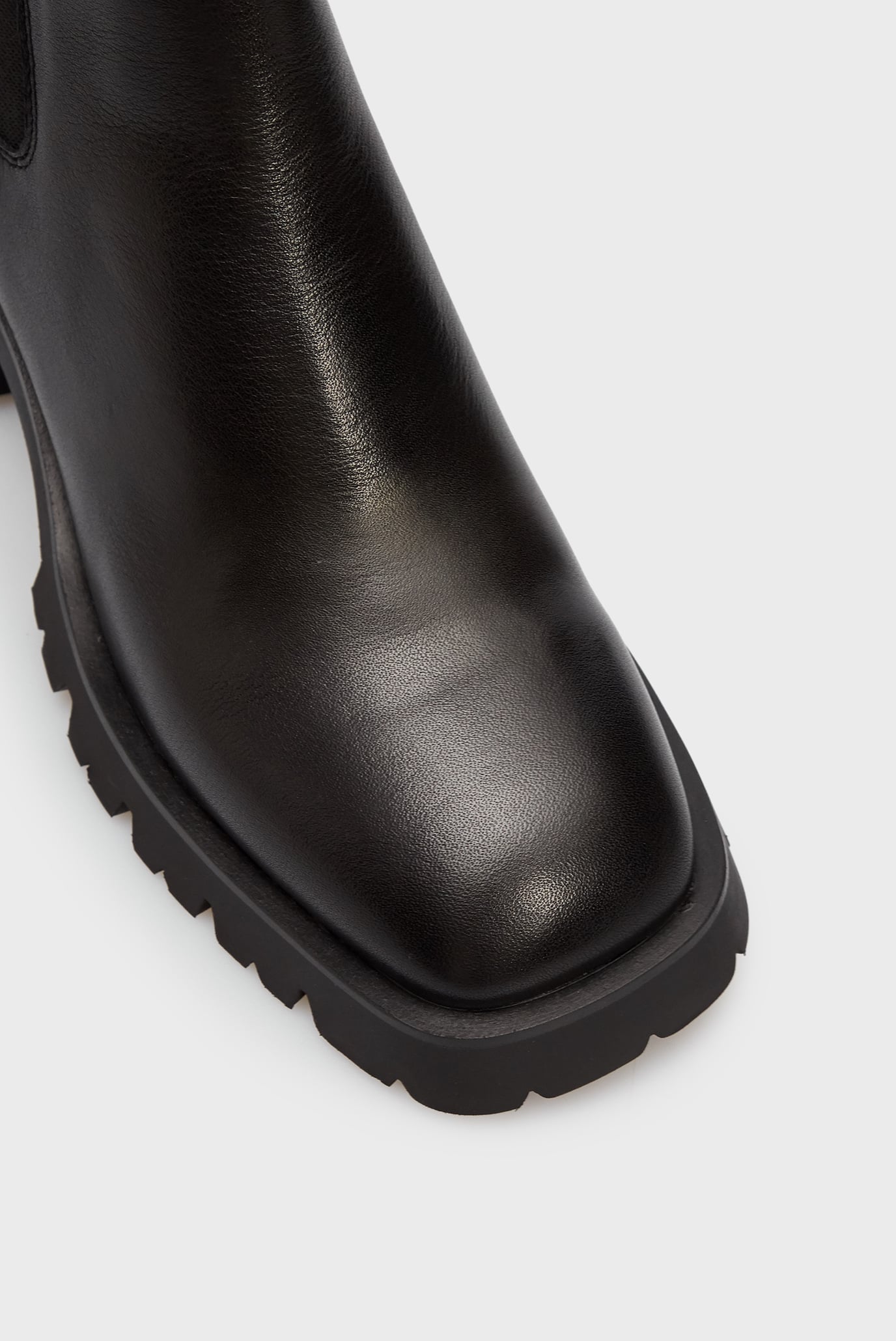 Женские черные кожаные сапоги Scilly 9