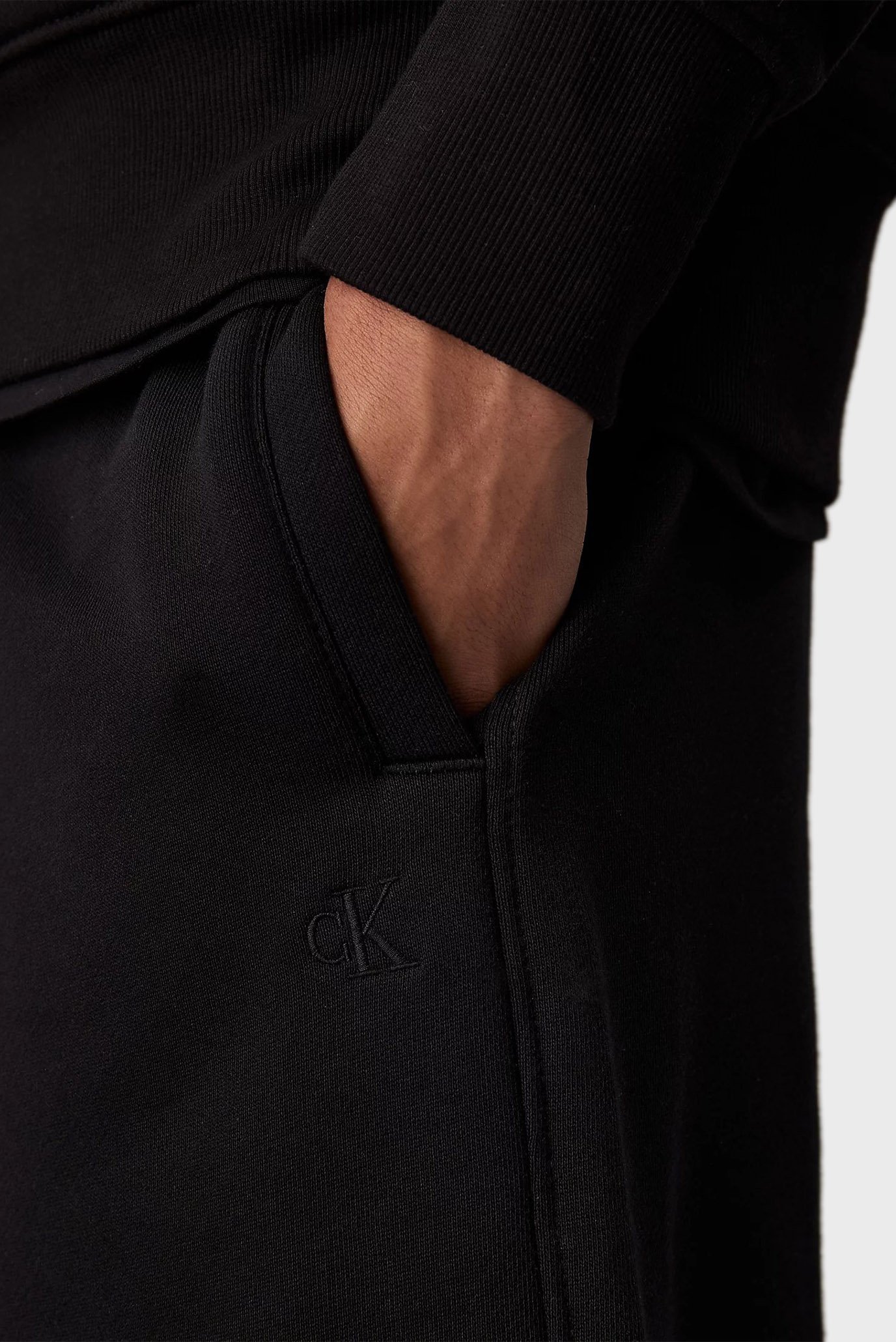 Мужские черные спортивные брюки HEAVY TERRY 4