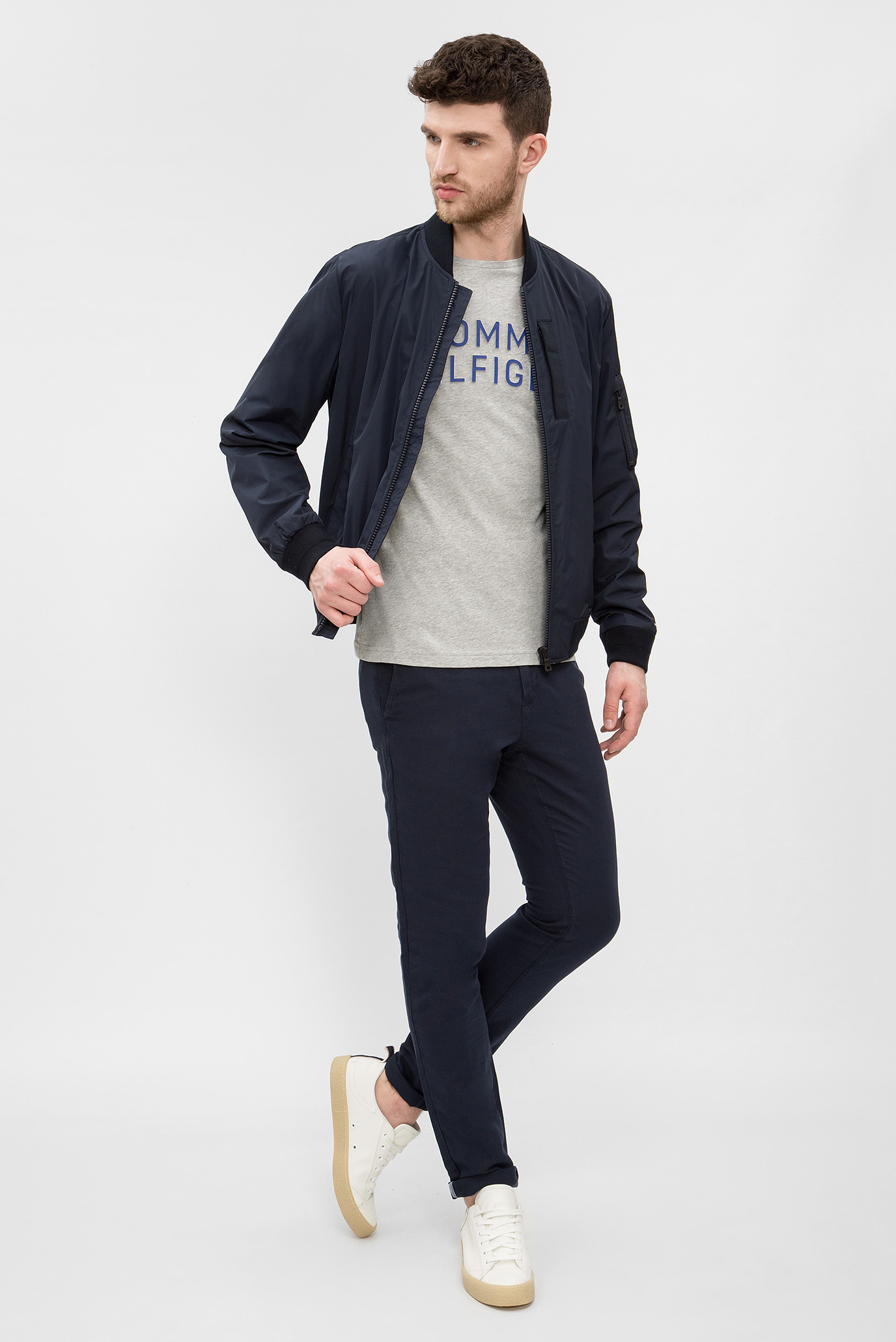 Мужские темно-синие чиносы DENTON CHINO 10