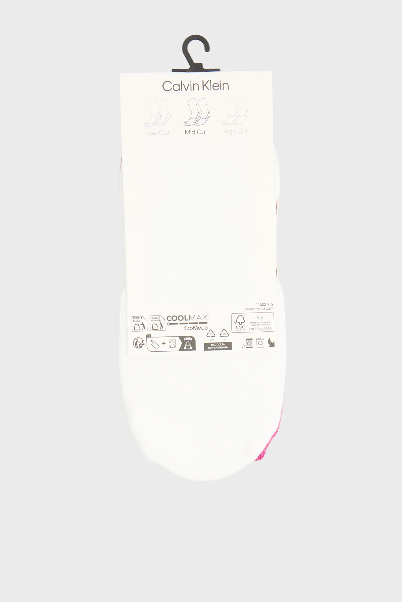 Следы CK WOMEN FOOTIE MC 2P SUMMER M 3