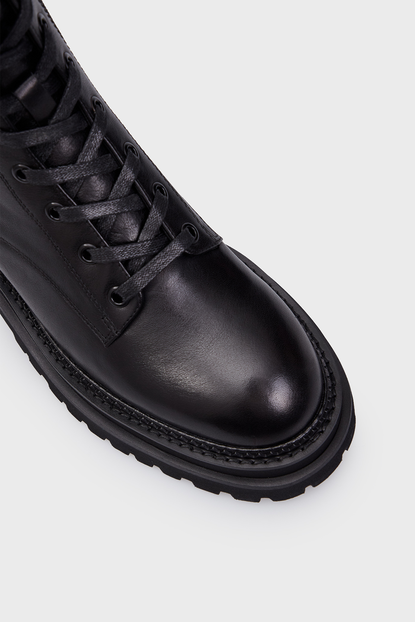 Женские черные кожаные ботинки Ina-Maria 3