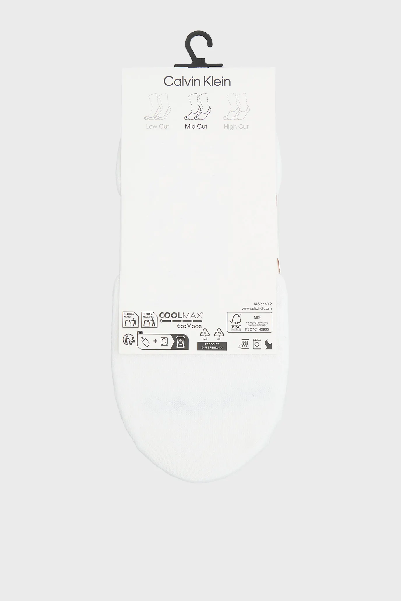 Следы CK WOMEN FOOTIE MC 2P SUMMER M 3