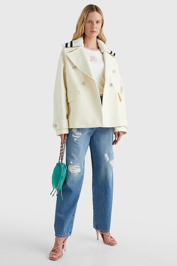 Пальто ICON WOOL BLEND PEACOAT