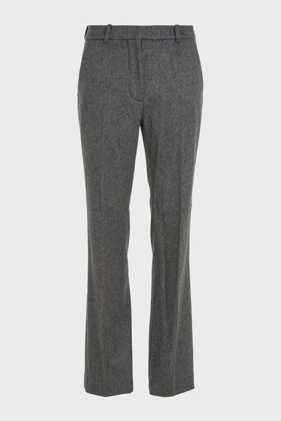 Брюки FLANNEL WOOL SLIM STRAIGHT PANTS