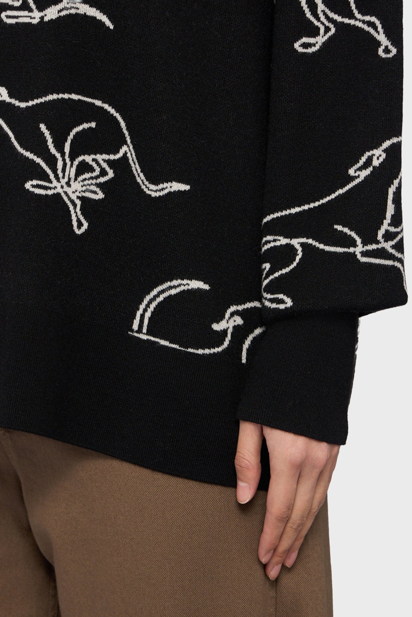 Свитер WK610K03 RELAXED FIT TURTLENECK SWEATER - GENTLE SOCIETY JACQUARD - W 3