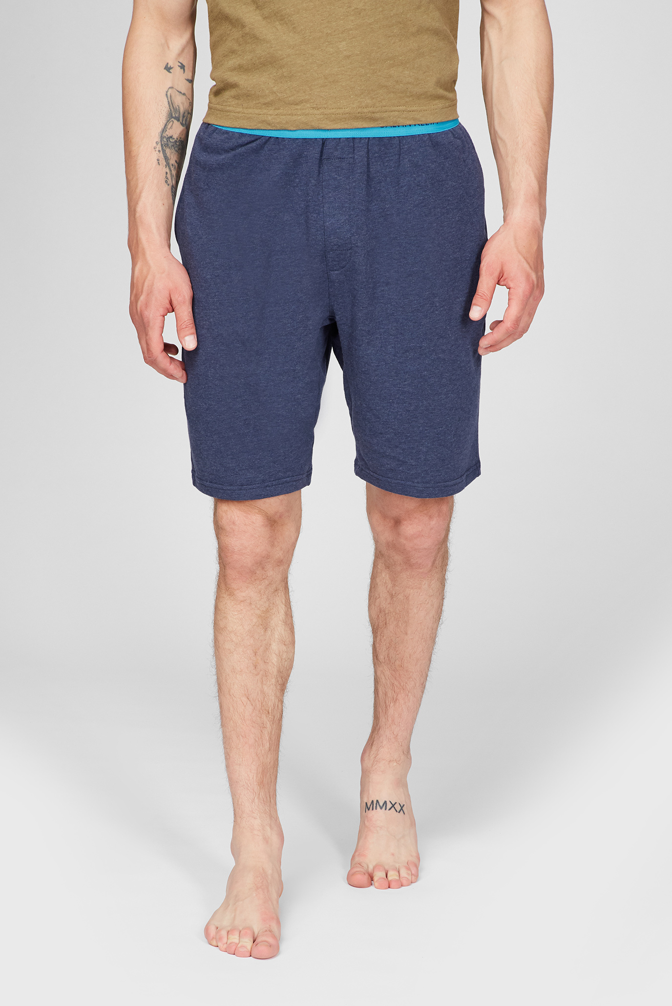 Мужские синие шорты 6