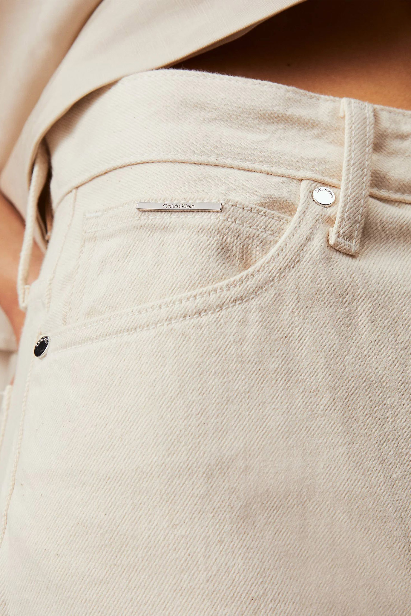 Джинсы HIGH RISE WIDE ECRU 4