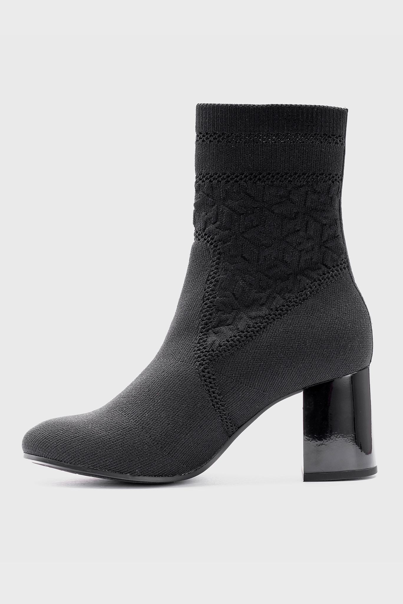 Tommy knit mid heel 2024 boot