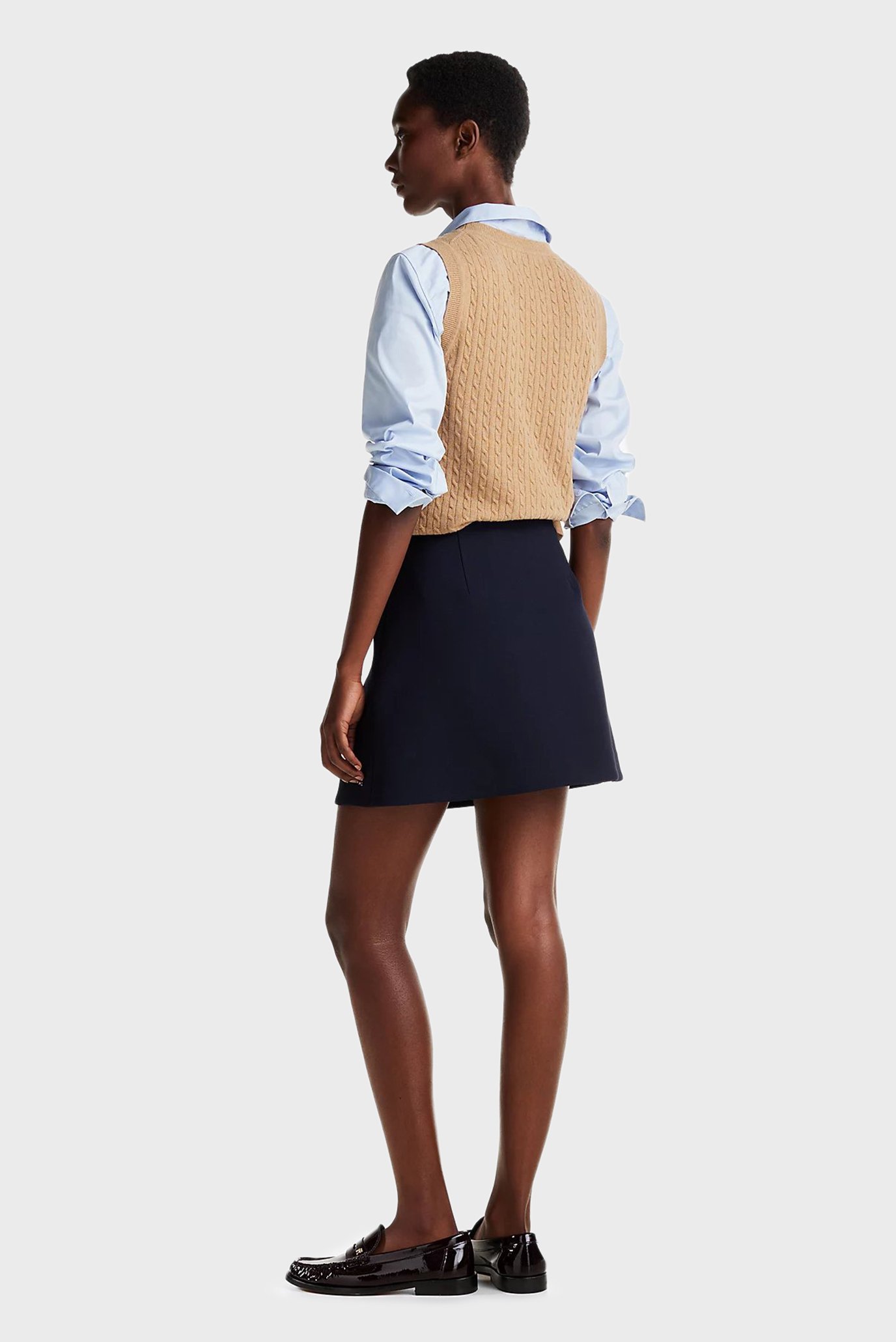 Женская темно-синяя юбка PUNTO SHORT SKIRT 3