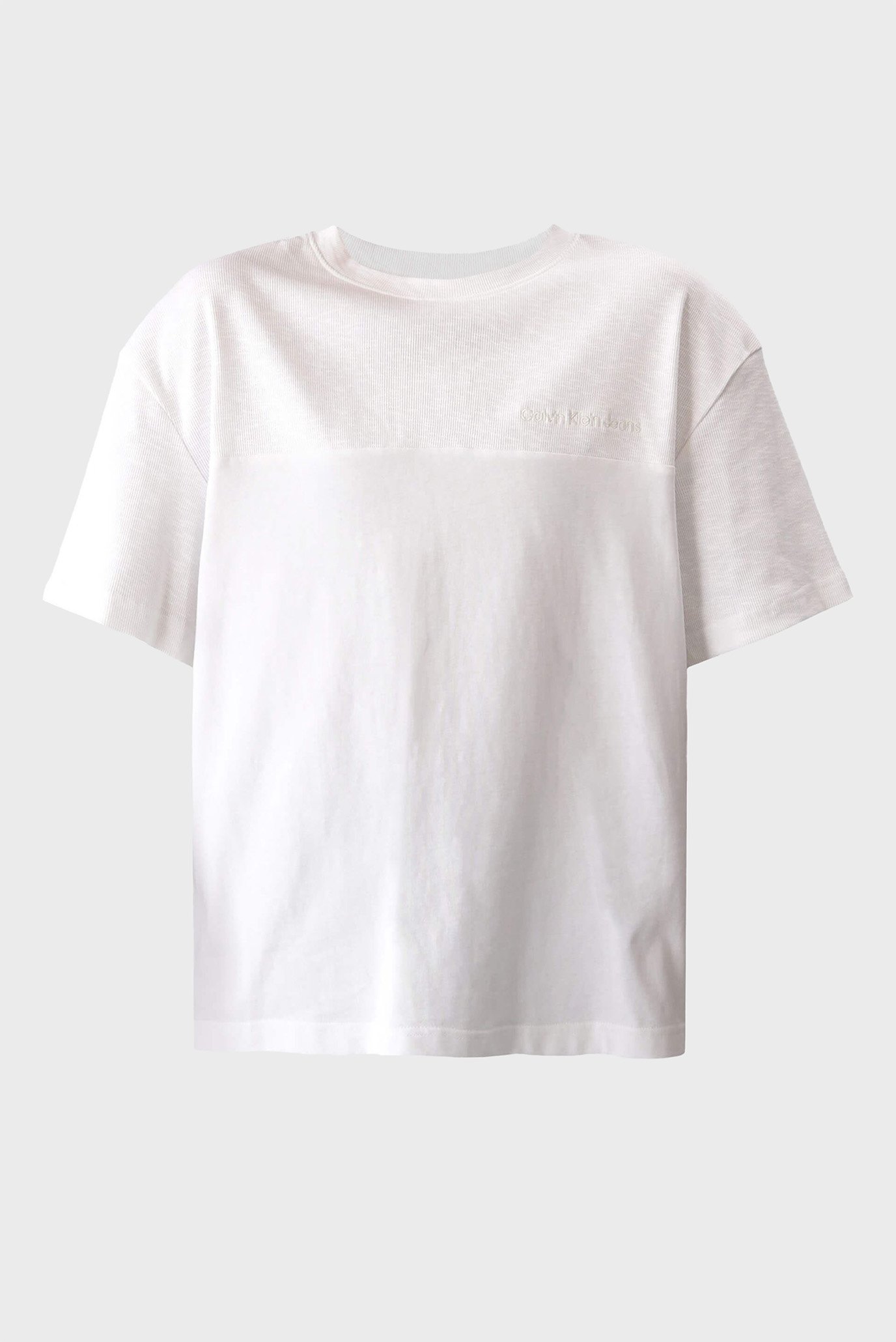 Футболка MIXED TEXTURE SS TEECalvin Klein Jeans Футболка MIXED TEXTURE SS TEE 5