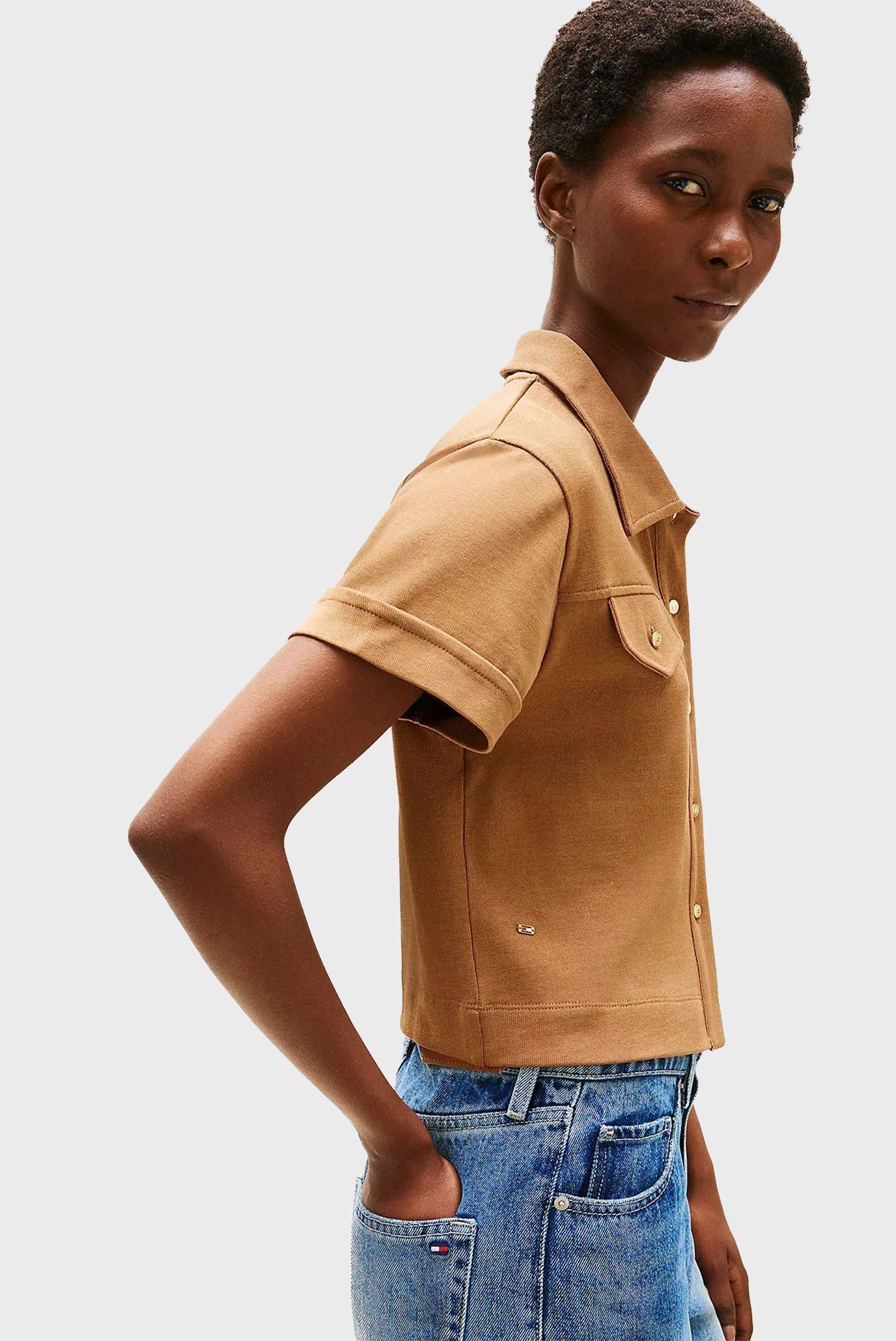 Рубашка с коротким рукавом GOLD BUTTON SS SHIRT 4