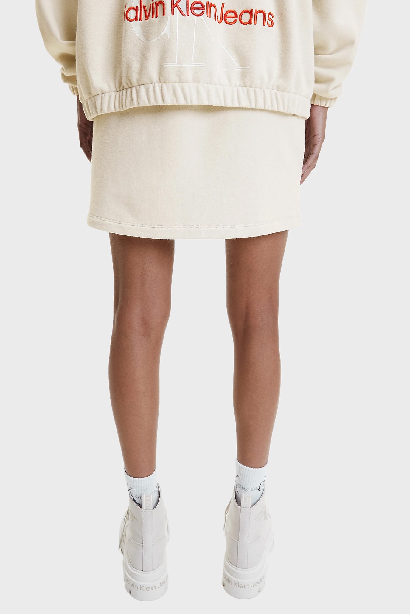 Женская бежевая юбка TWO TONE MONOGRAM 2