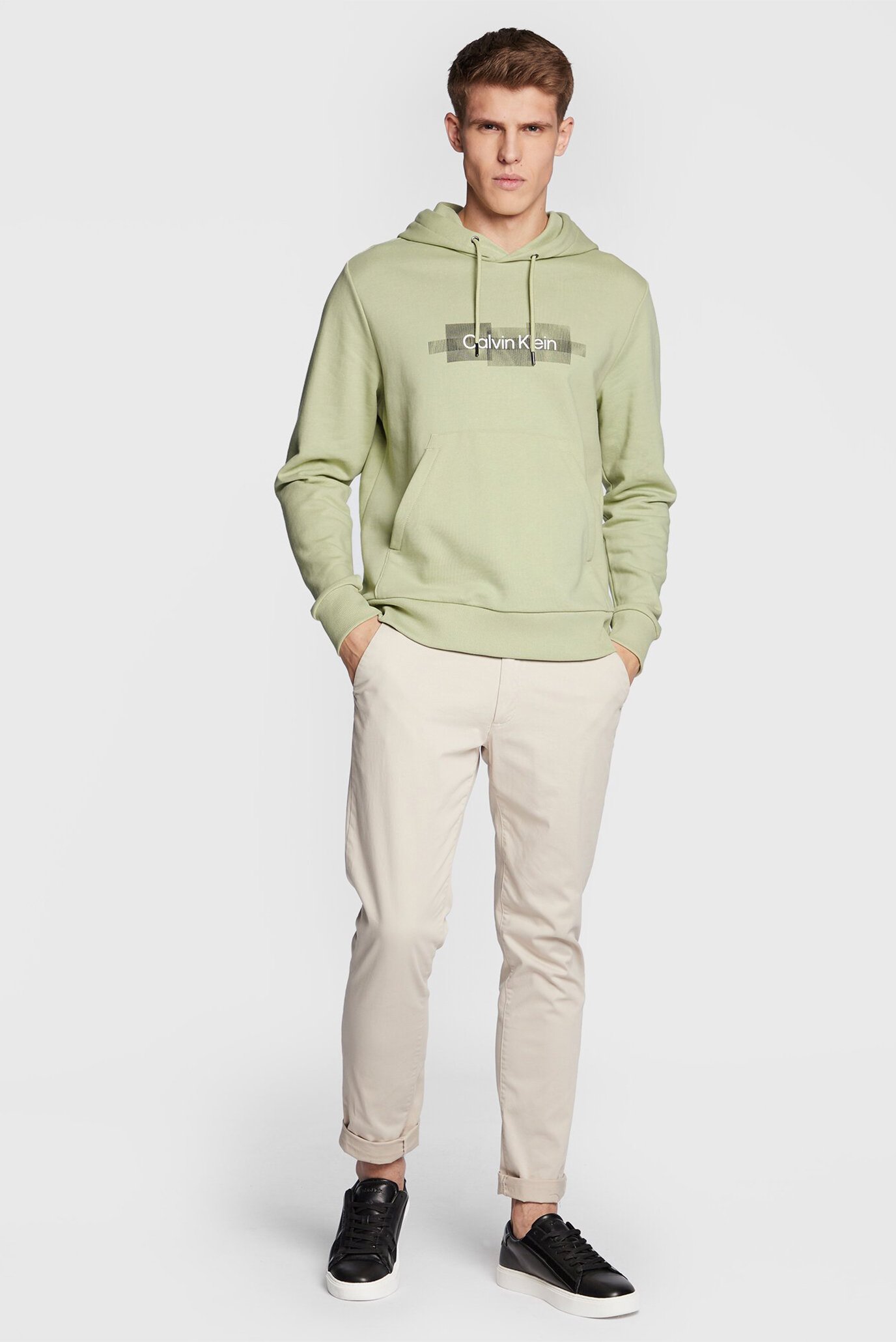 Худи BOX STRIPED LOGO HOODIE 3