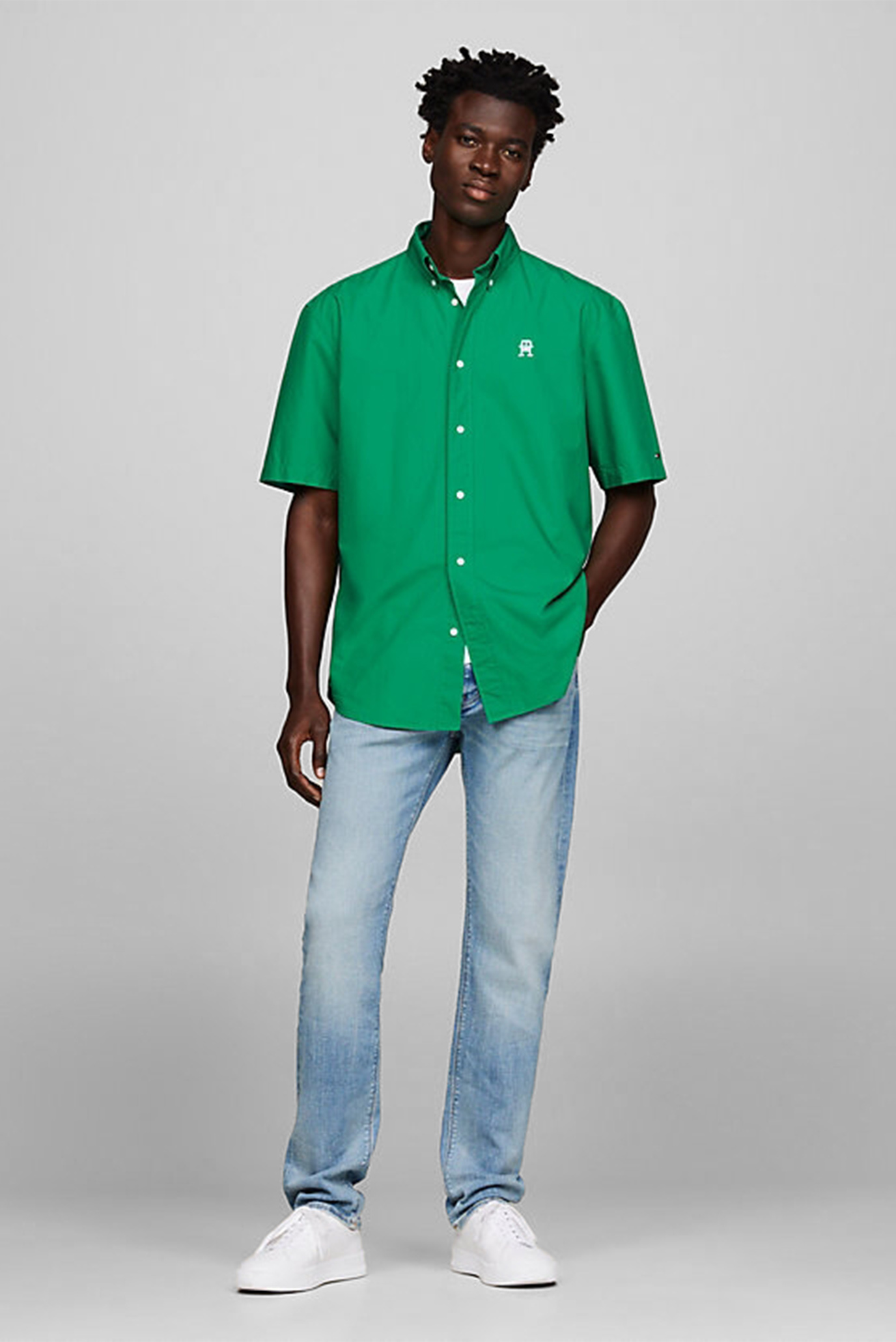 Рубашка с коротким рукавом MONOGRAM SOLID SHIRT S S 2