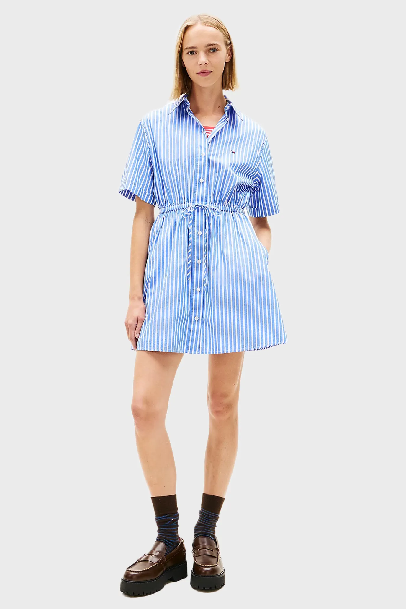 Платье TJW MINI STRIPE SHIRT DRESS 5