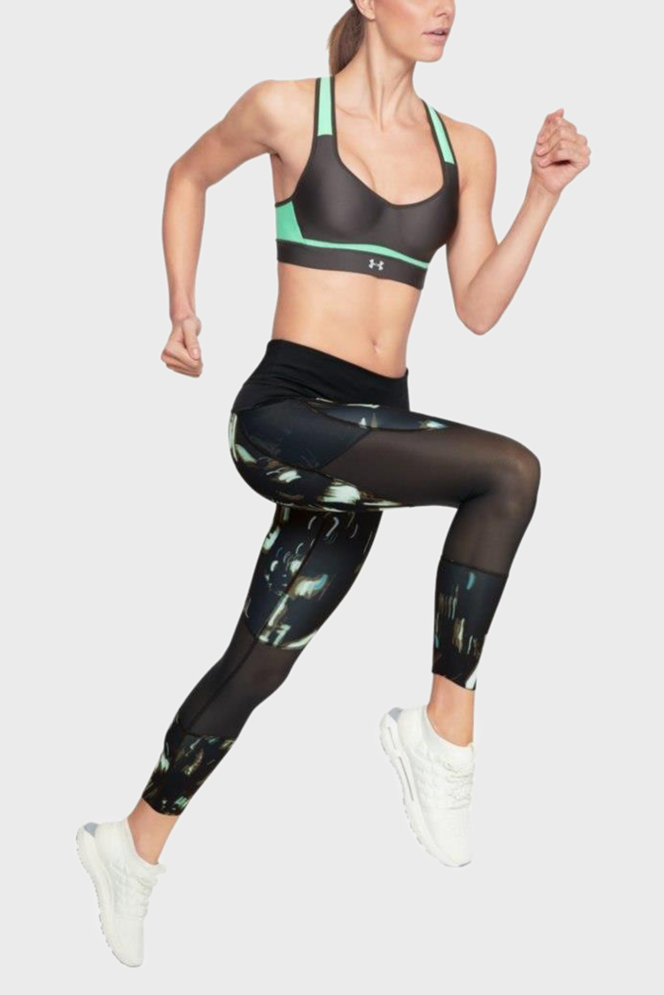 Женские черные тайтсы UA SpeedPocket 3