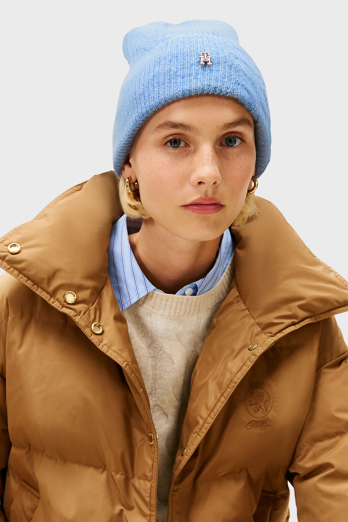 Шапка TH ELEVATED CHIC FLUFFY BEANIE 4