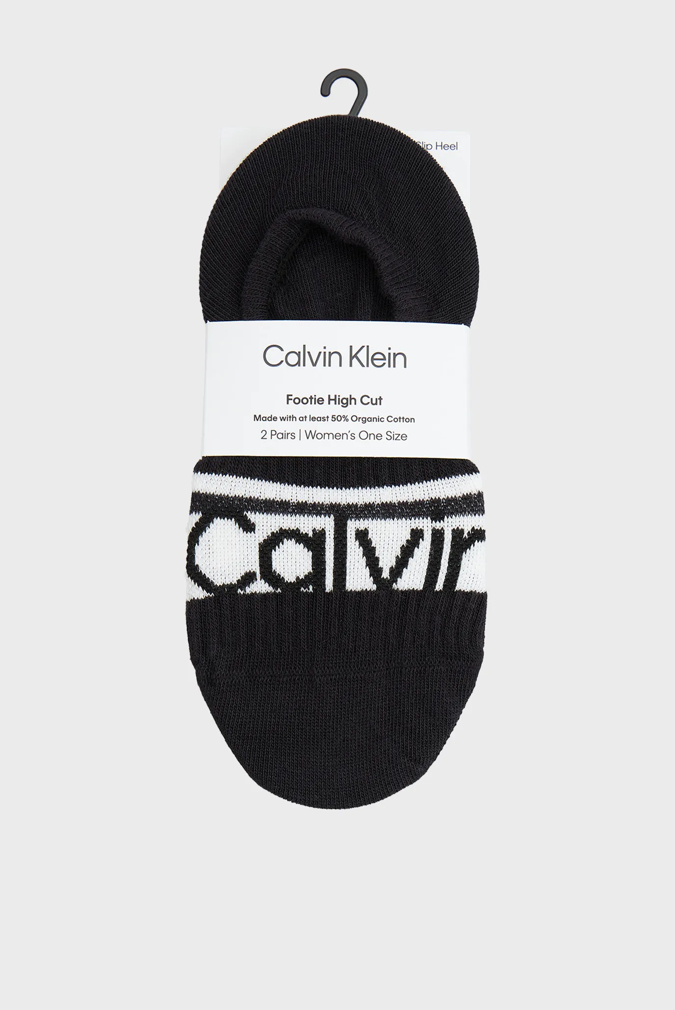 Следы CK WOMEN FOOTIE HC 2P LOGO STR 1