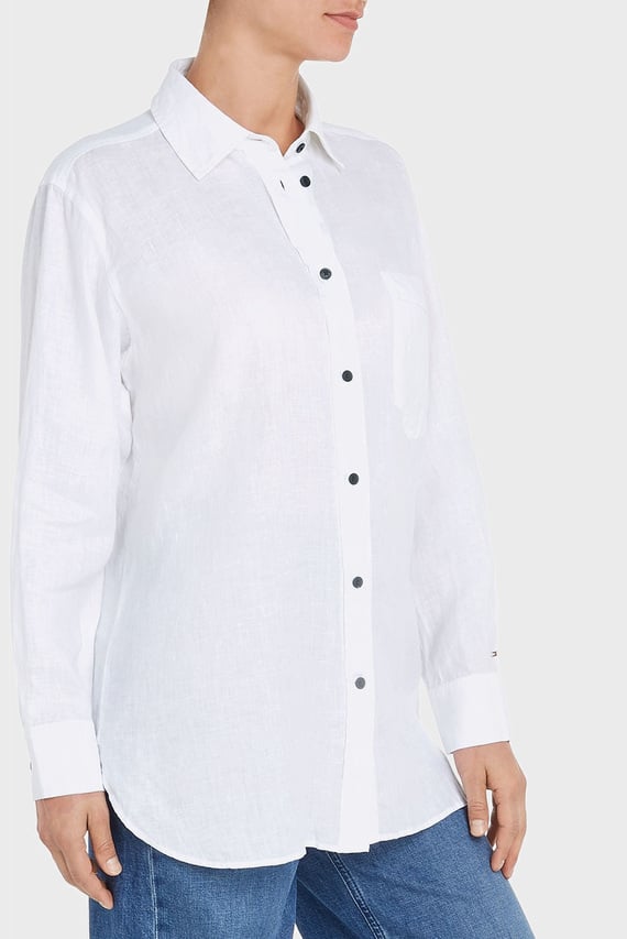 Рубашка LINEN OVERSIZED SHIRT LS Tommy Hilfiger
