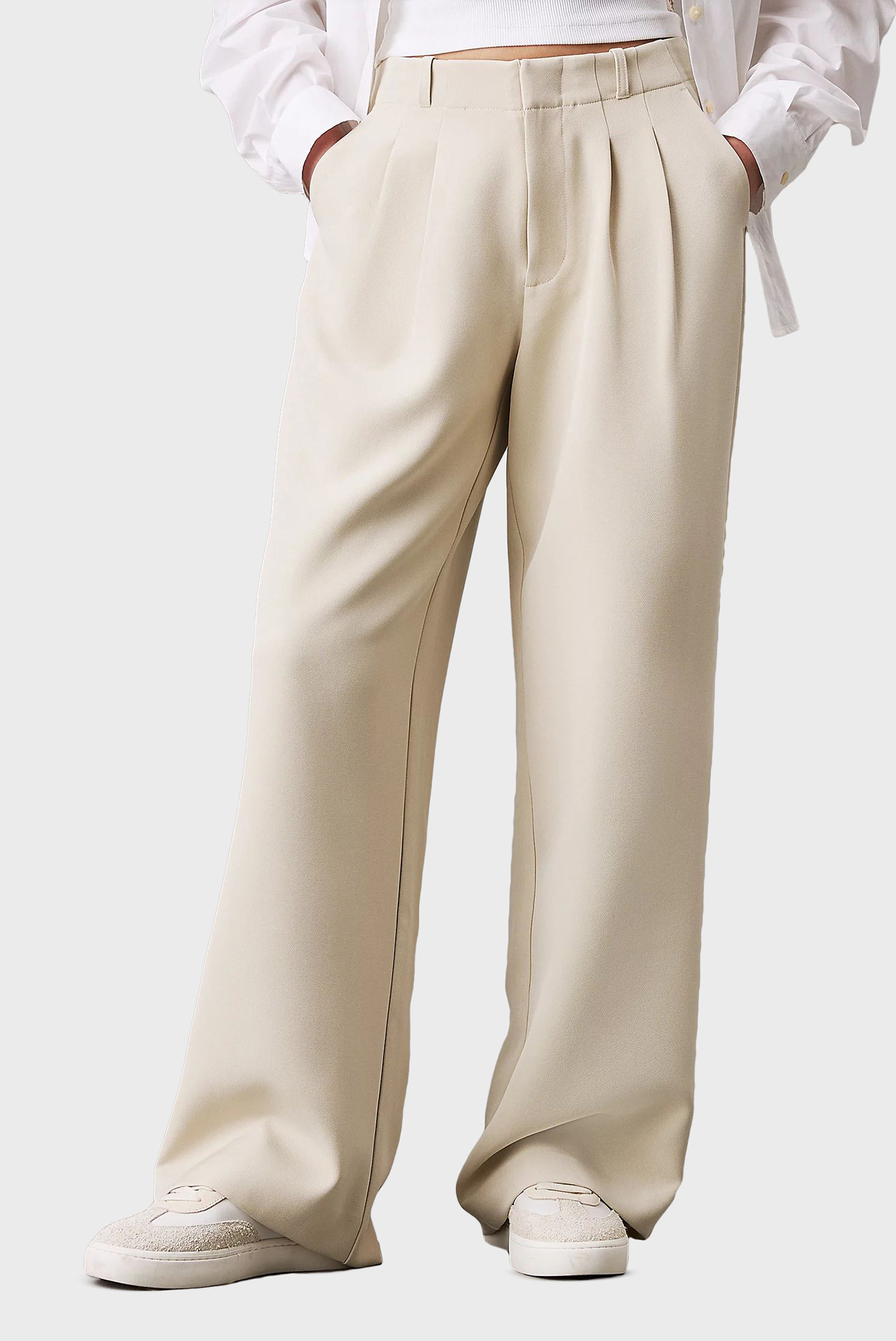 Штаны/STRETCH CREPE STRAIGHT PANT 1