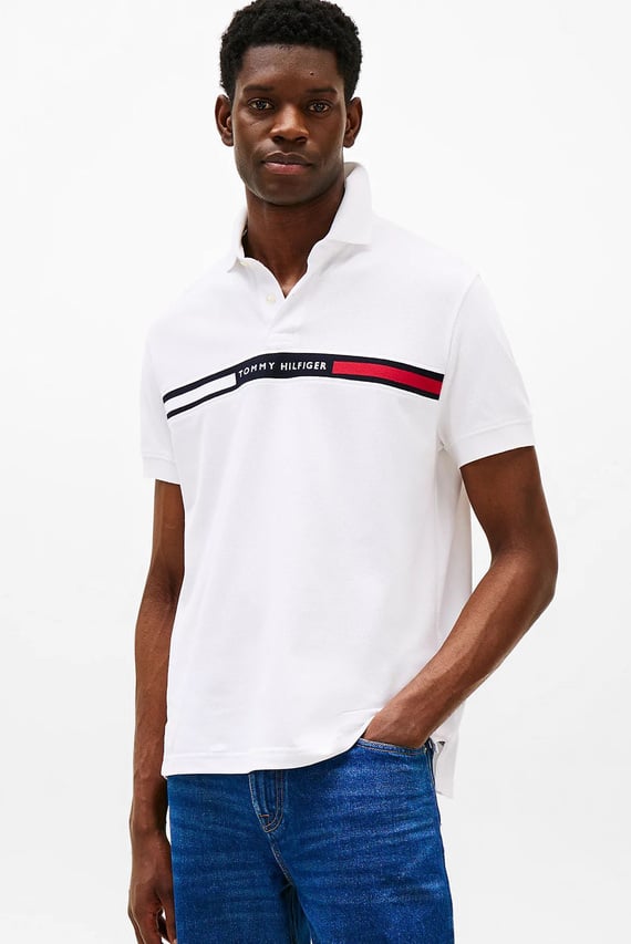 Поло HILFIGER CHEST INSERT REG POLO