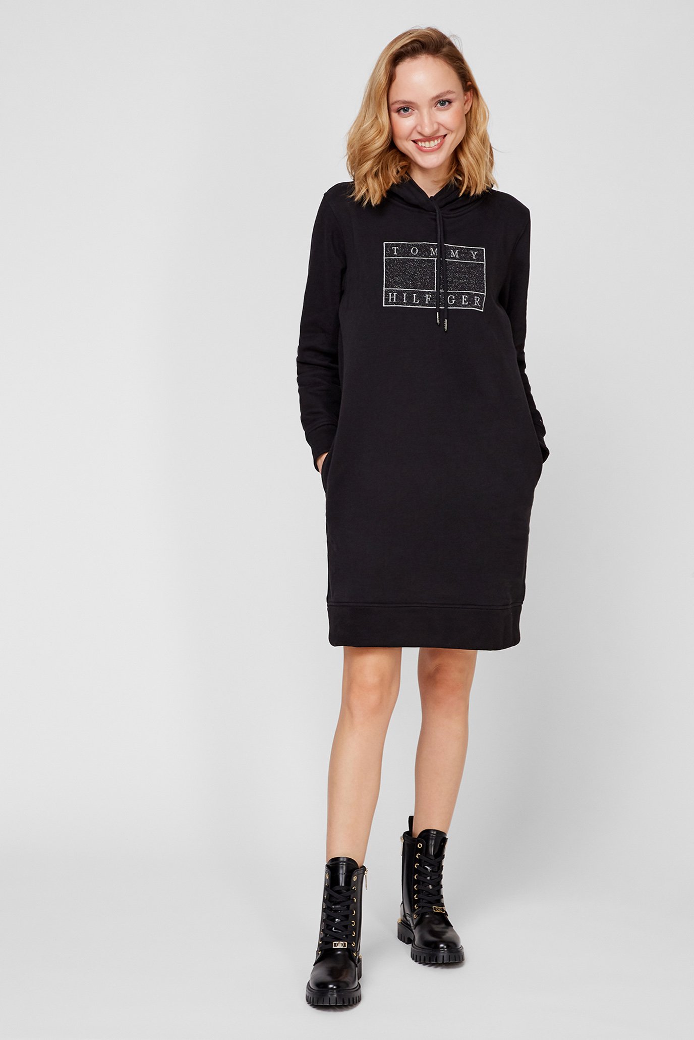 Женское черное платье 10