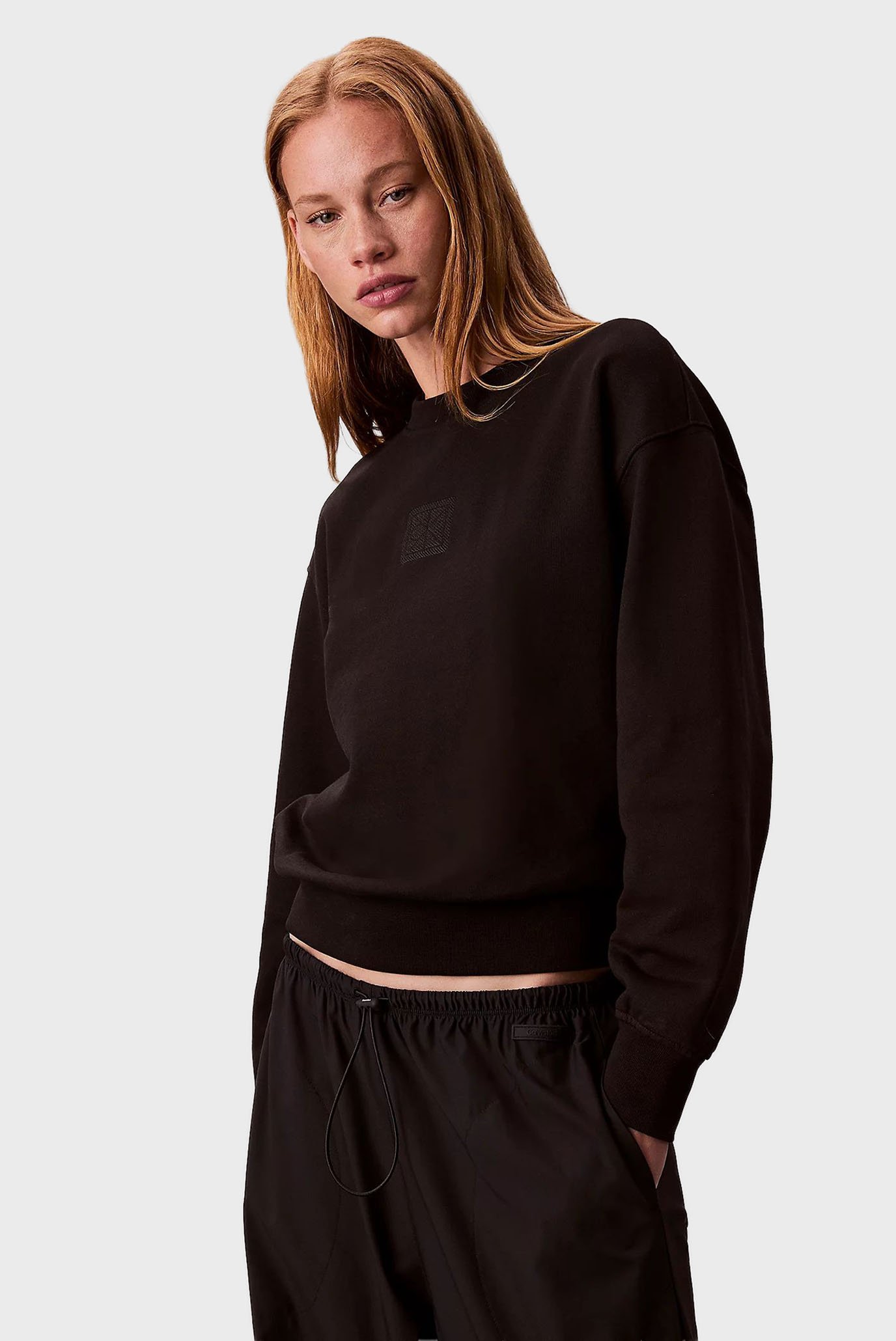 Свитшот LS PREMIUM TERRY EMBLEM LOGO CRECalvin Klein Свитшот LS PREMIUM TERRY EMBLEM LOGO CRE 1