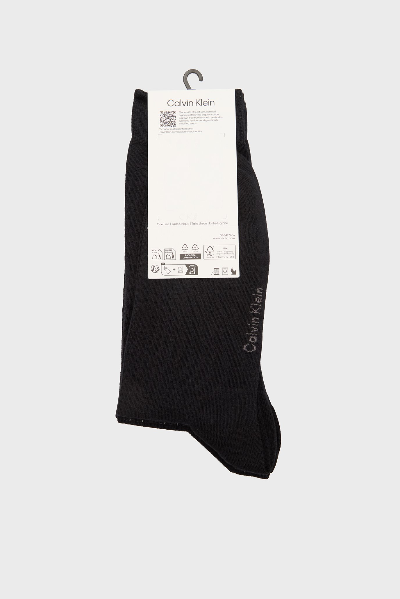 Носки CK MEN SOCK 2P GRIDCalvin Klein Носки CK MEN SOCK 2P GRID 3