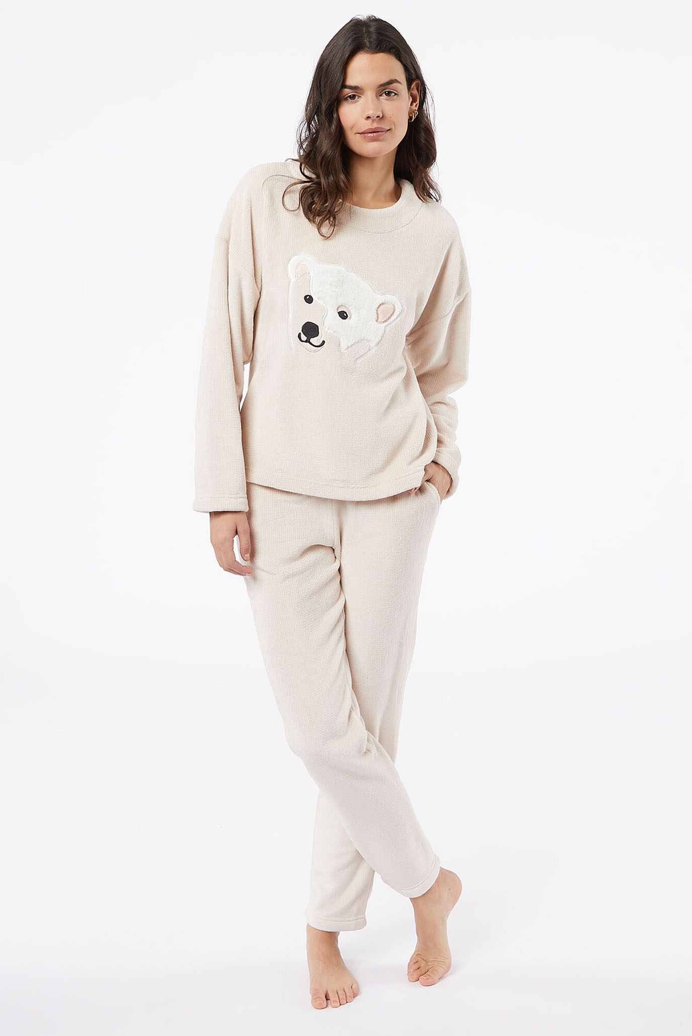 Женский бежевый свитшот MIMI 5