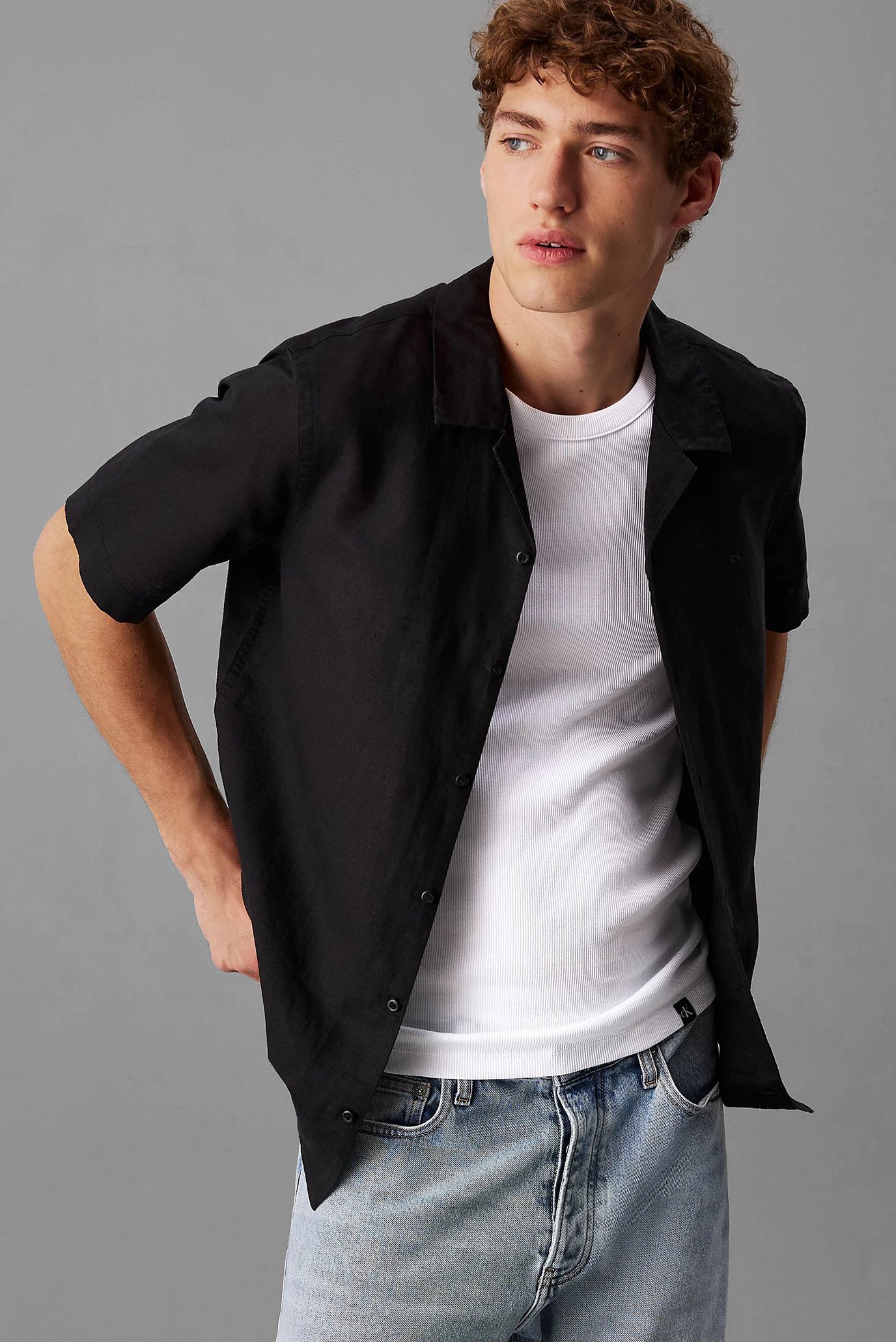 Рубашка с коротким рукавом LINEN COTTON CUBAN S S SHIRT 1