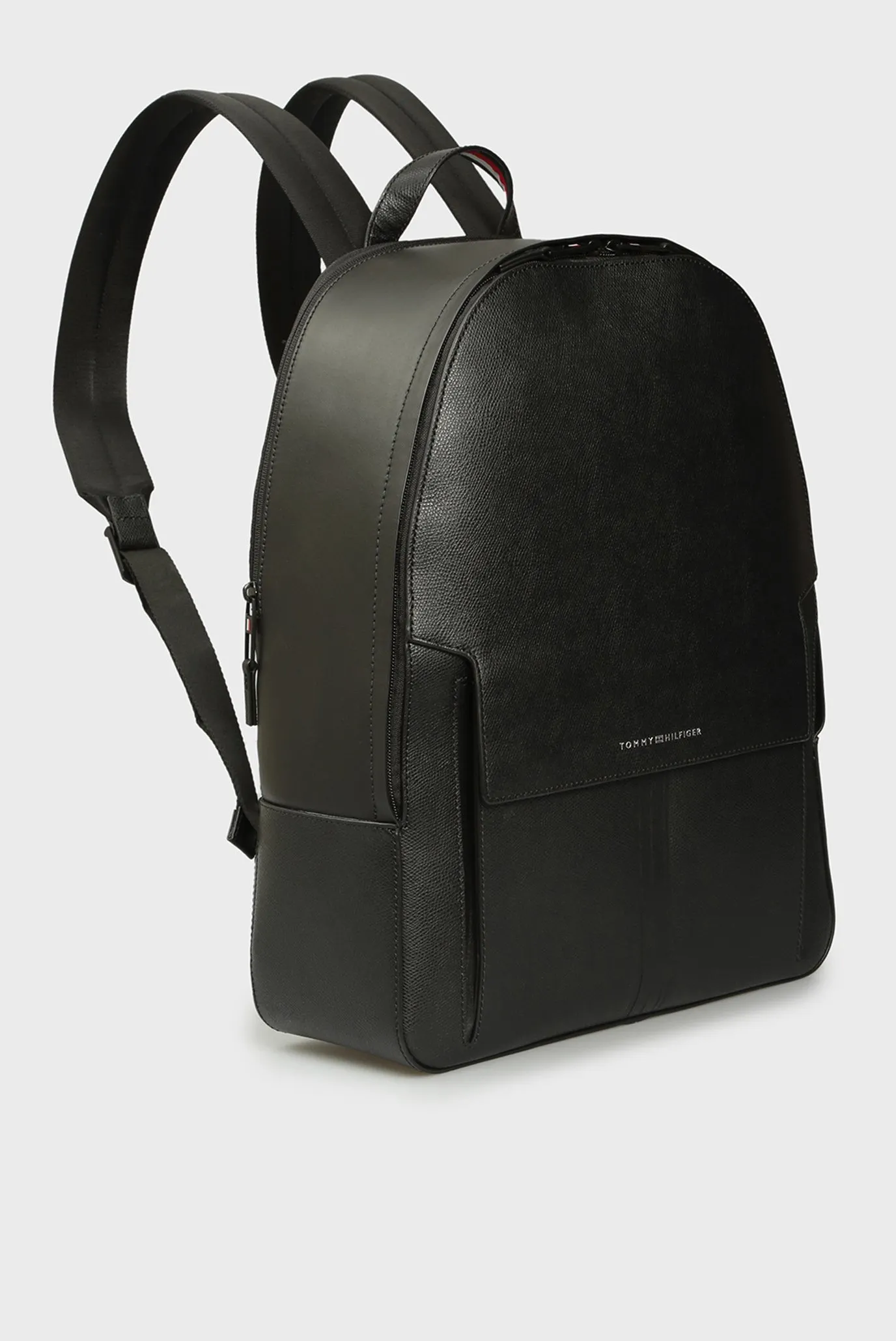 Мужской черный кожаный рюкзак BUSINESS 9