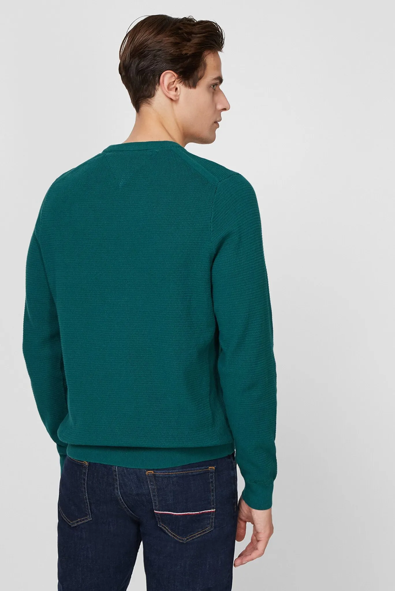 Мужской зеленый джемпер STRUCTURED 4