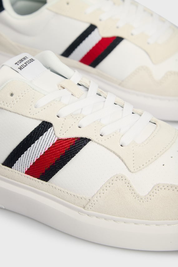 Мужские белые кроссовки LIGHT CUPSOLE LTH MIX STRIPES