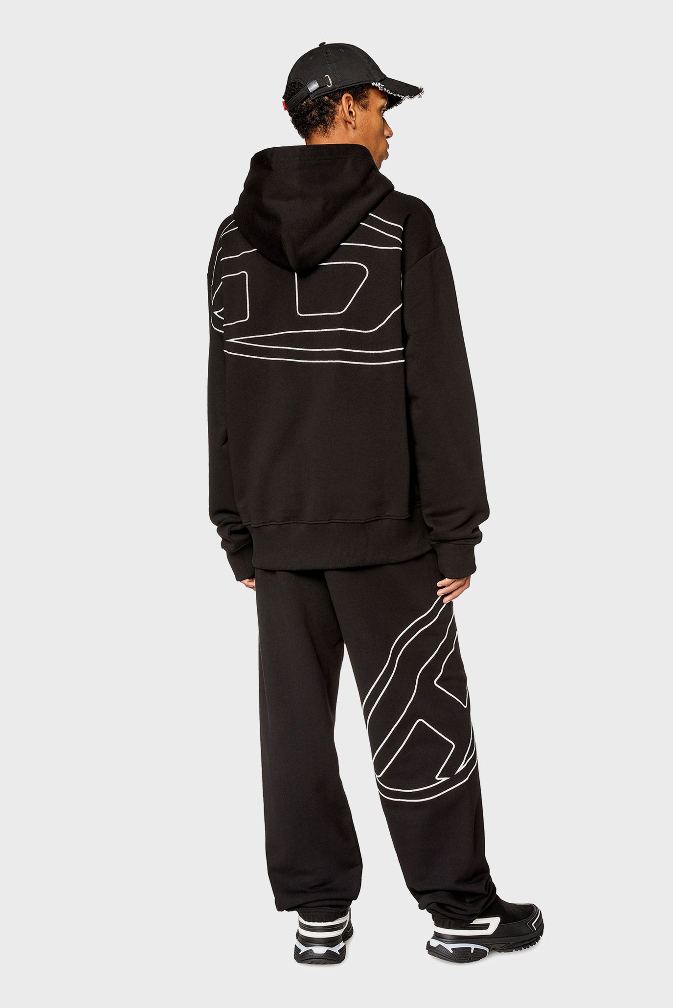 Мужское черное худи S-MACCY-HOOD 3