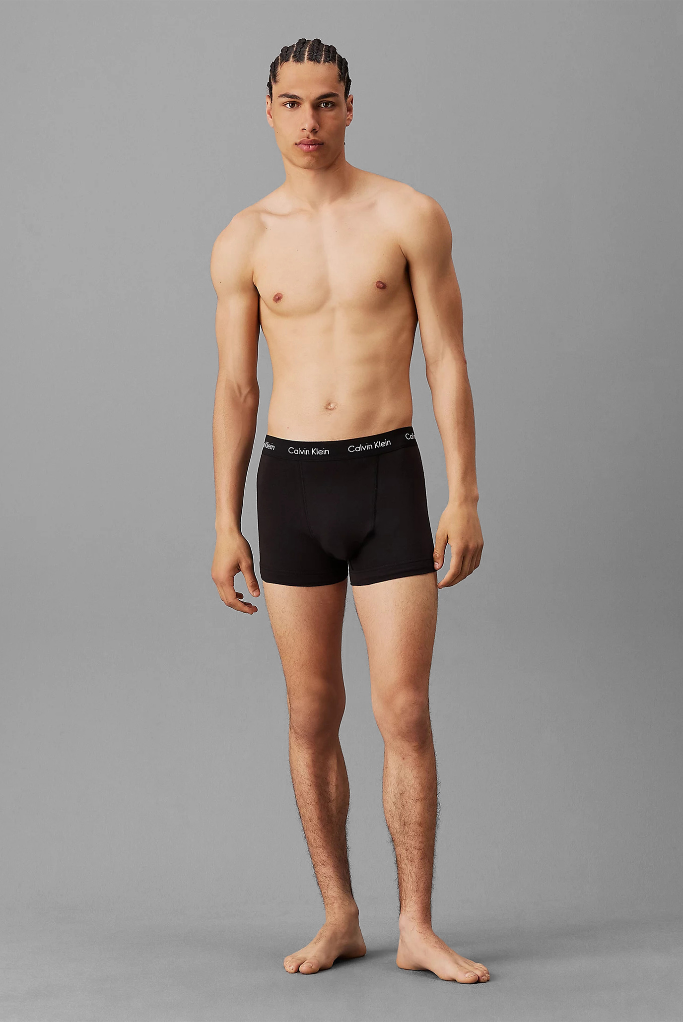 Мужские черные боксеры (3 шт) TRUNKCalvin Klein Мужские черные боксеры (3 шт) TRUNK 3