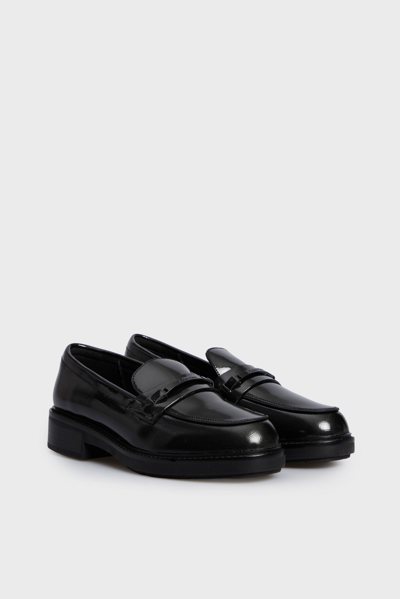 Женские черные кожаные лоферы LOAFER W M BAR SAFF LTH 3